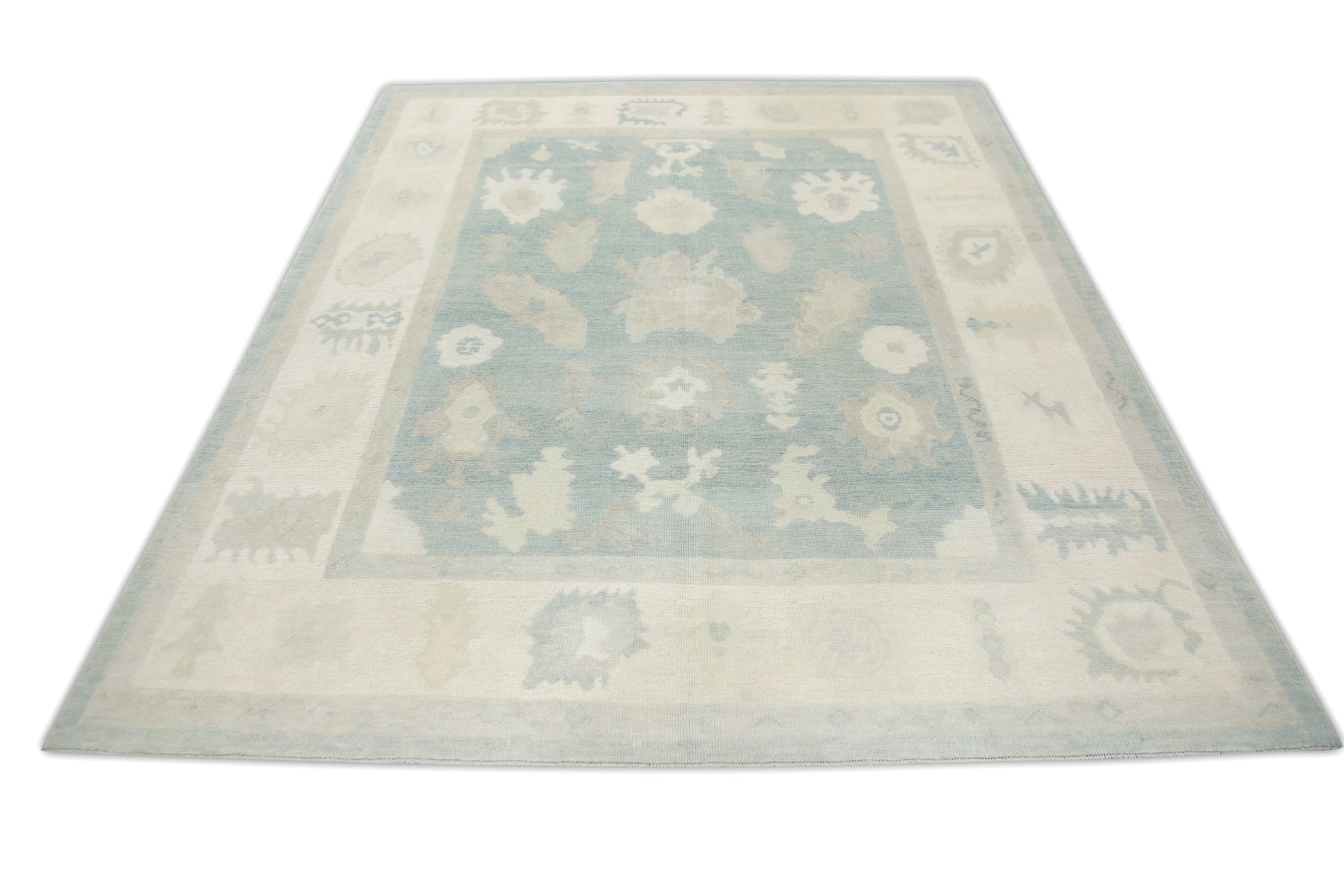 Turkish Oushak Rug 8'2" x 9'2" #7099