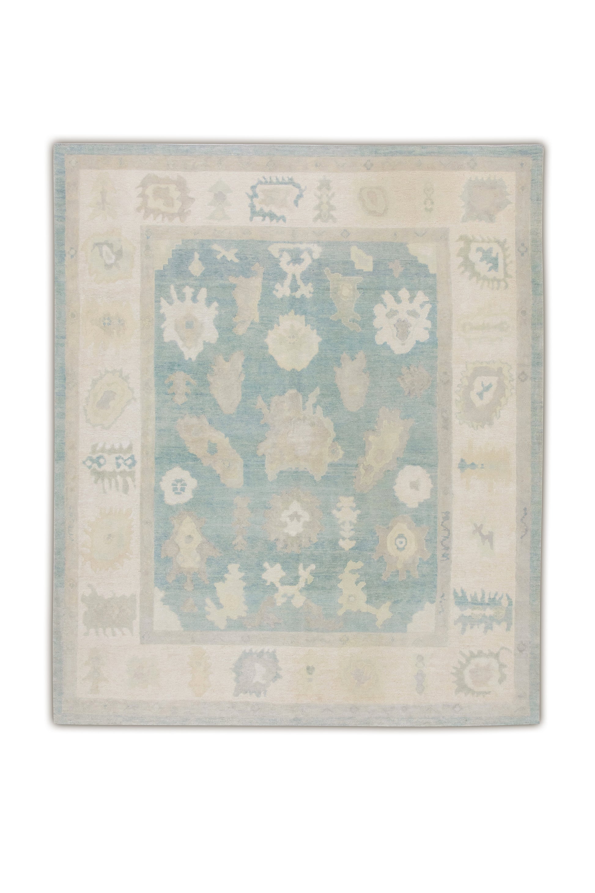 Turkish Oushak Rug 8'2" x 9'2" #7099