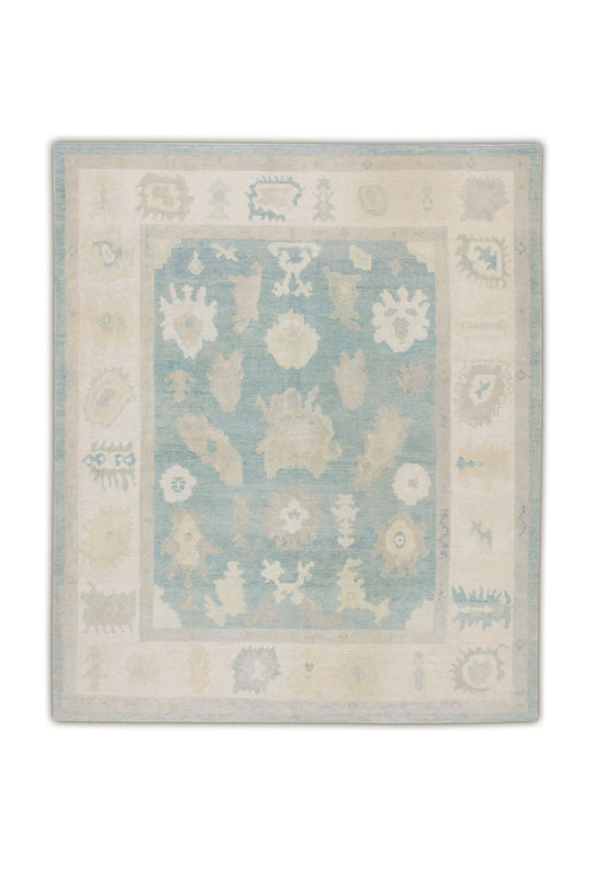 #7099 Turkish Oushak 8'2" x 9'2"