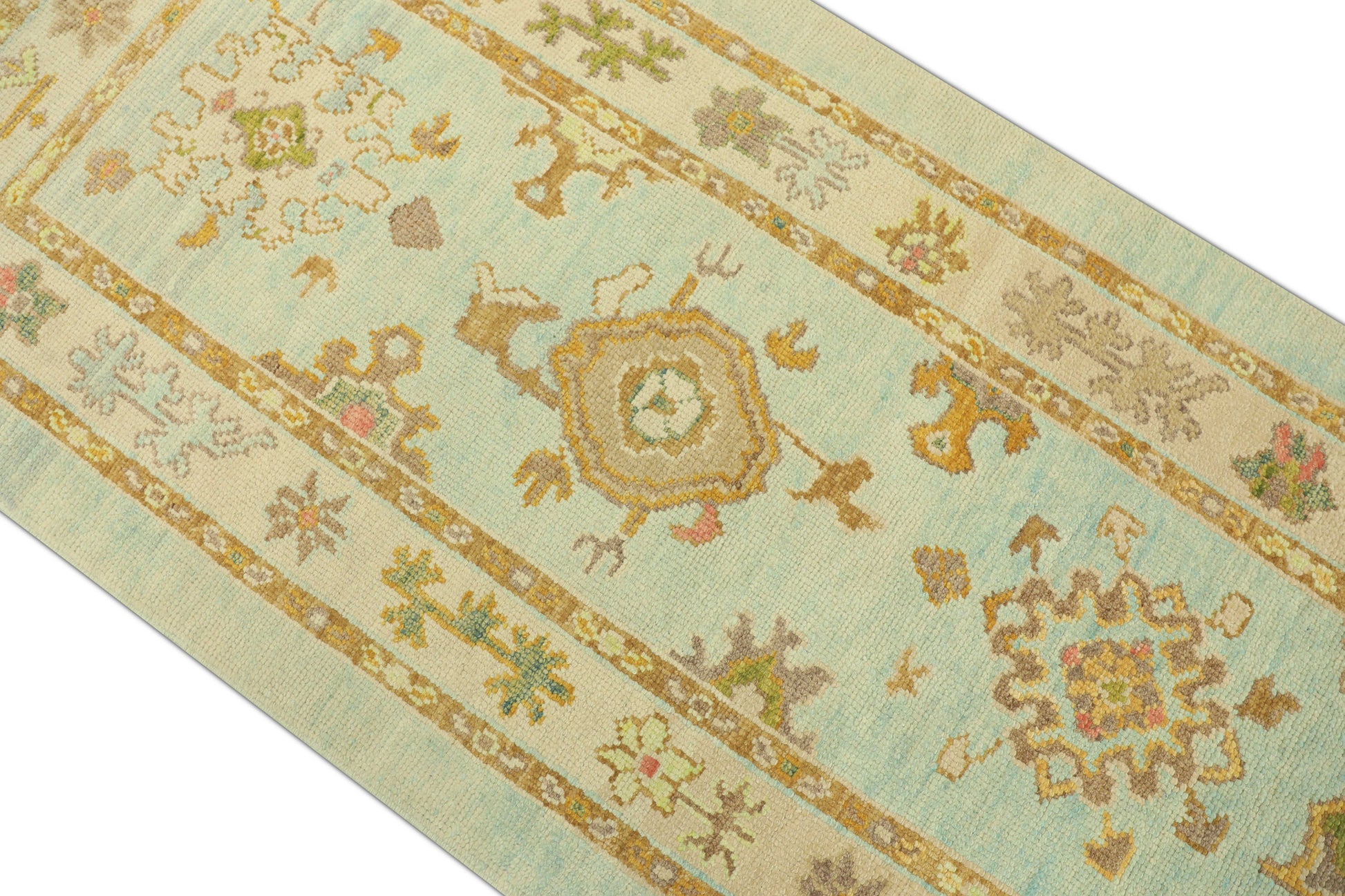 Turkish Oushak Rug 2'10" x 6'10" #1473