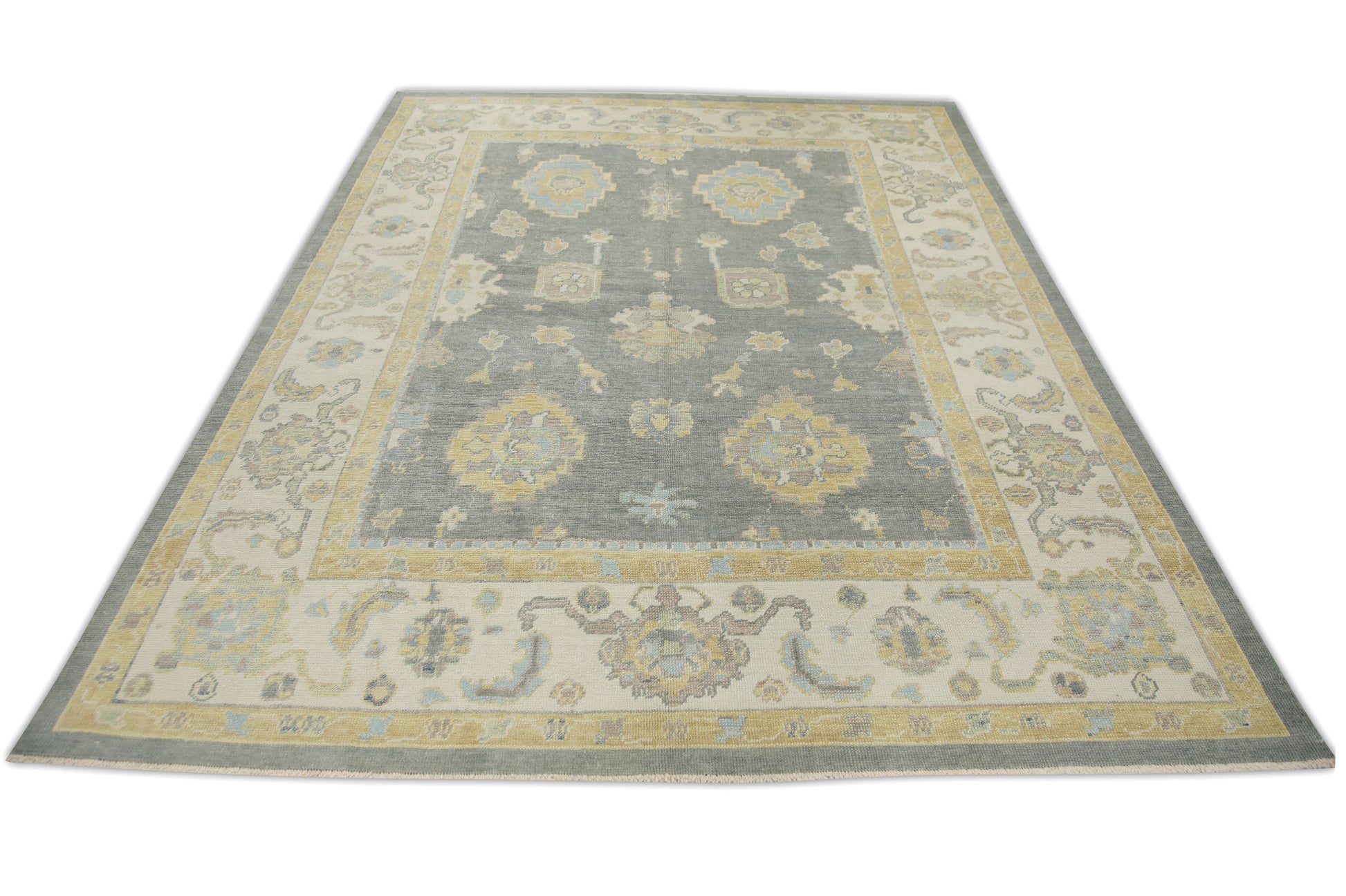 Turkish Oushak Rug 7'11" x 10'2" #2047