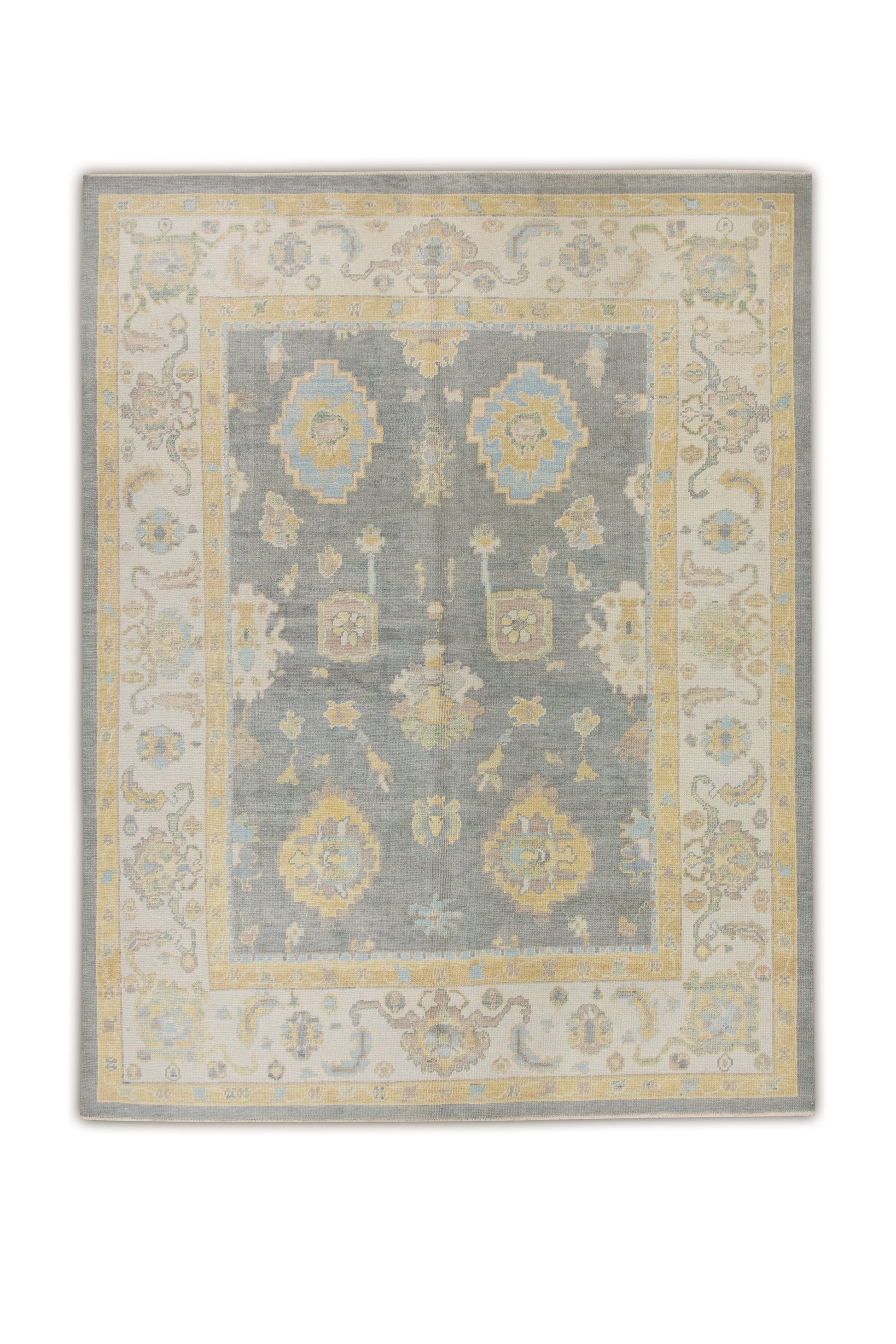 Turkish Oushak Rug 7'11" x 10'2" #2047