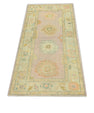 Turkish Oushak Rug 2'11" x 6'8" #1227