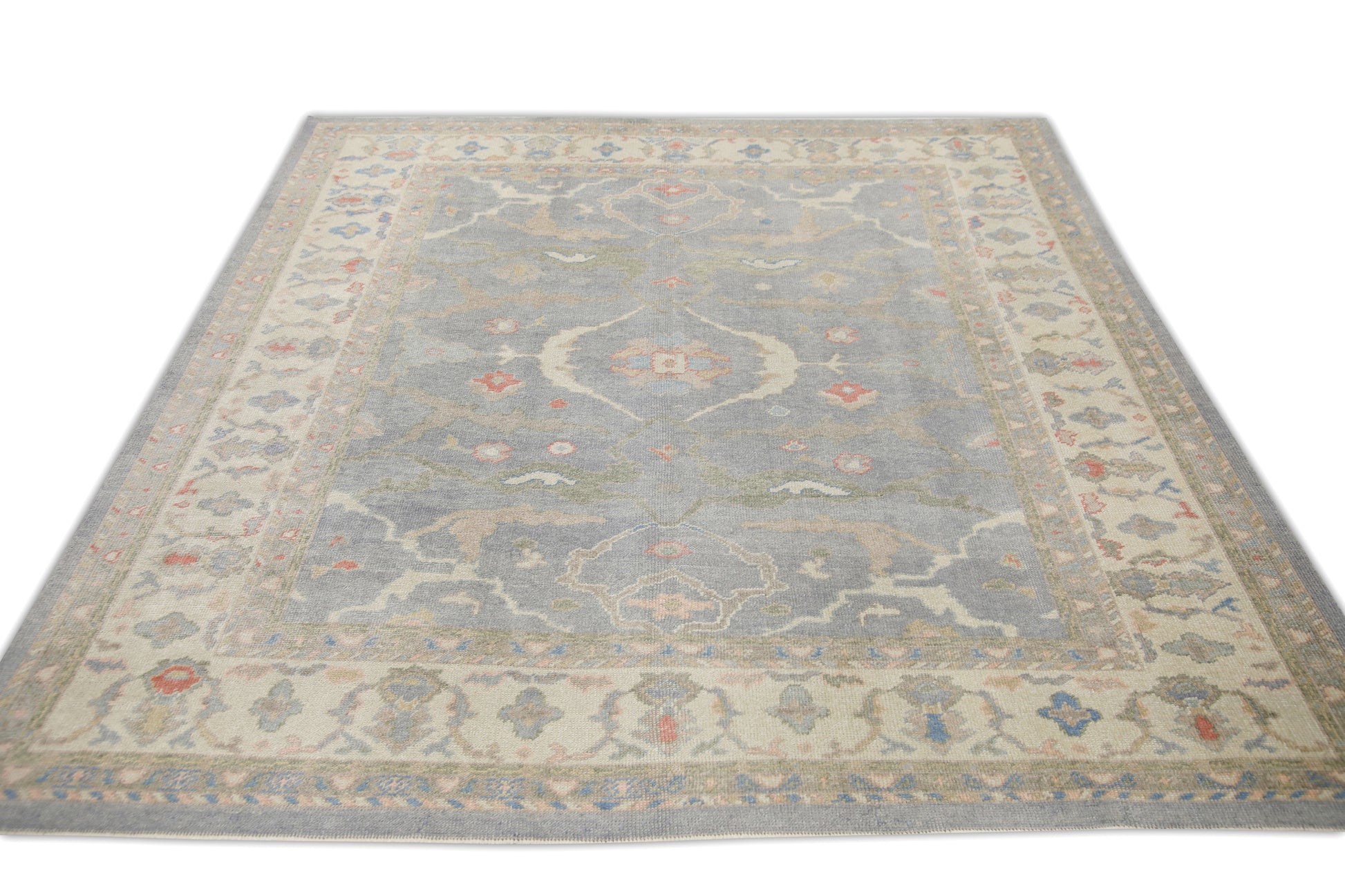 Turkish Oushak Rug 8' x 8'11" #2055