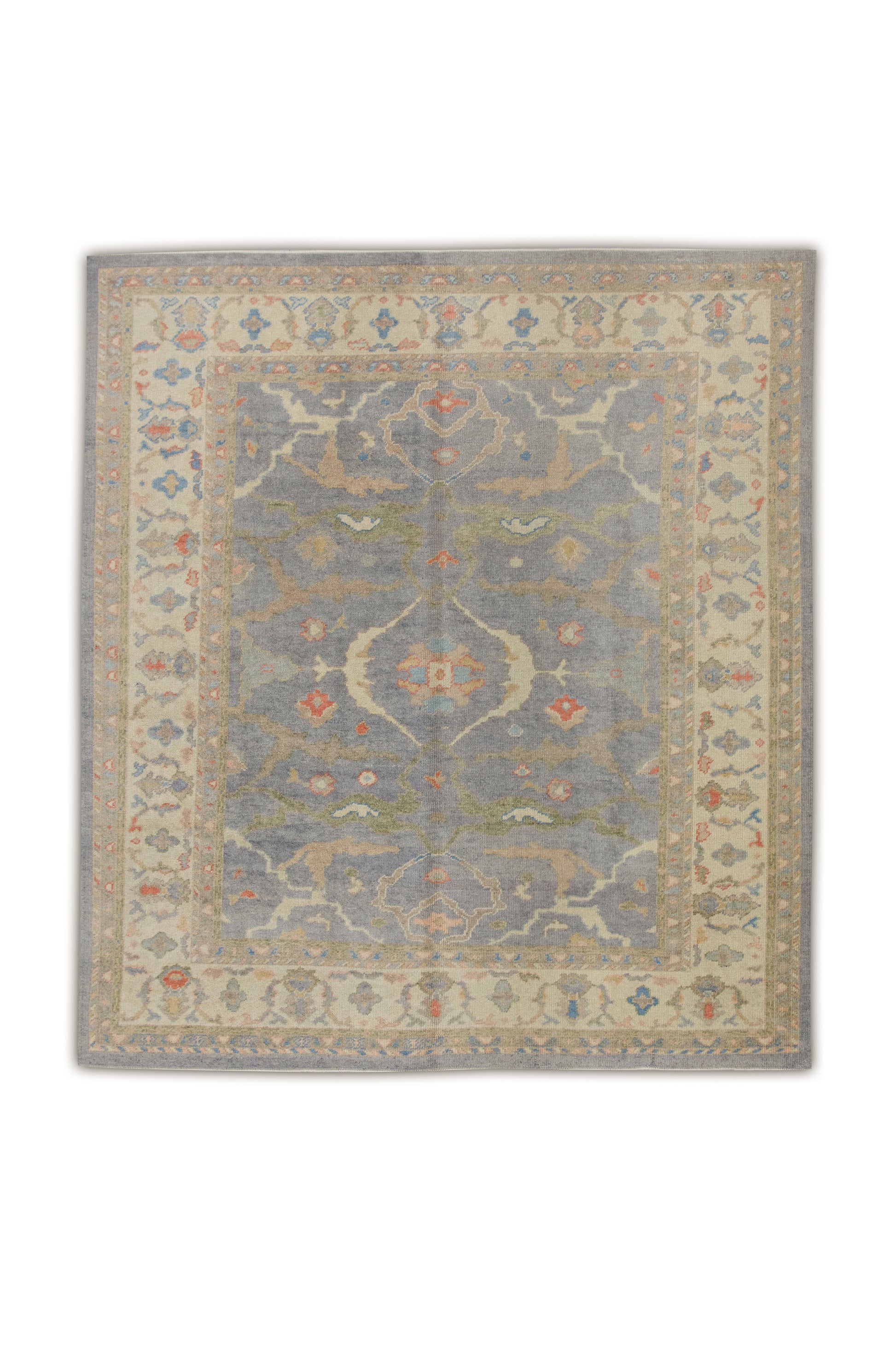 Turkish Oushak Rug 8' x 8'11" #2055
