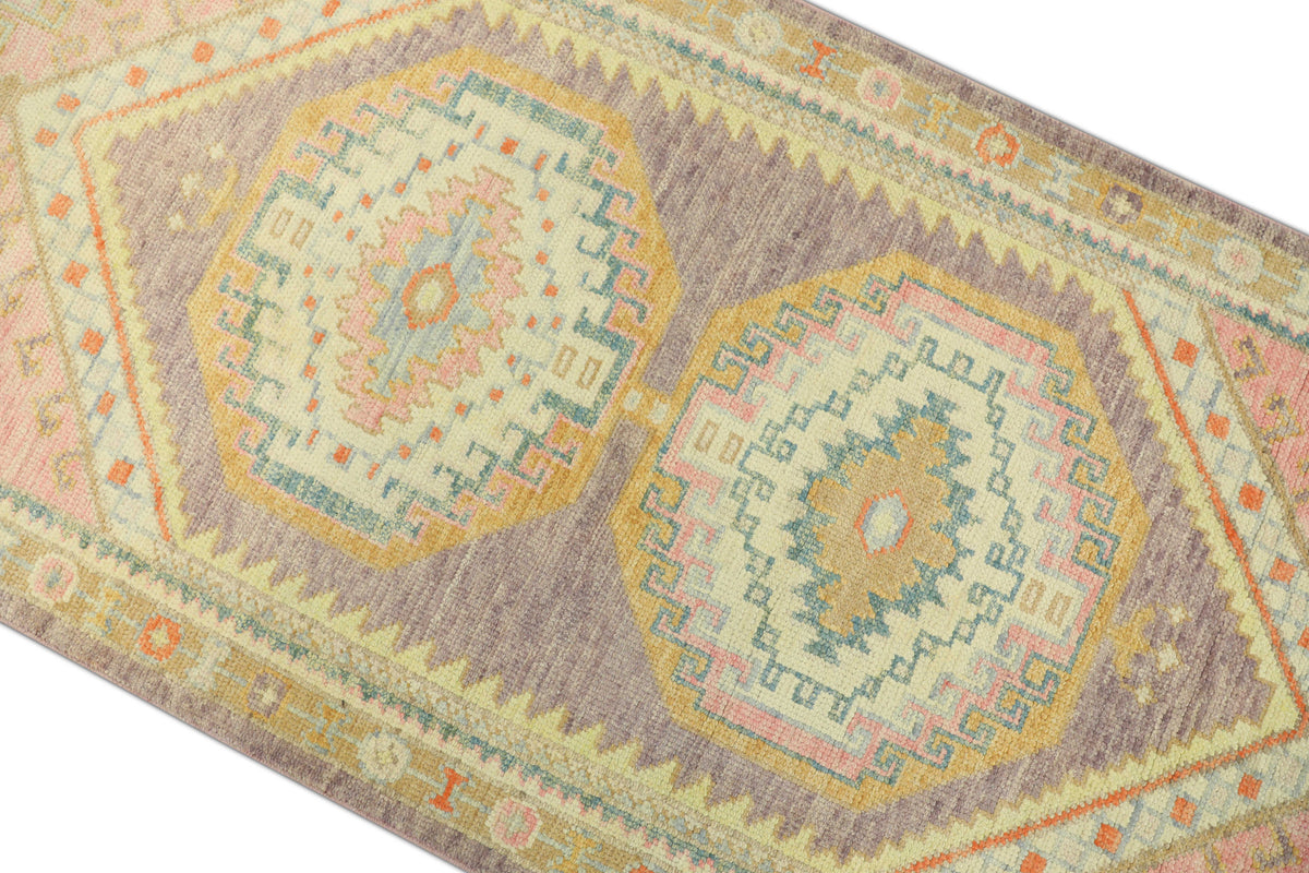 Turkish Oushak Rug 3' x 7'8" #909