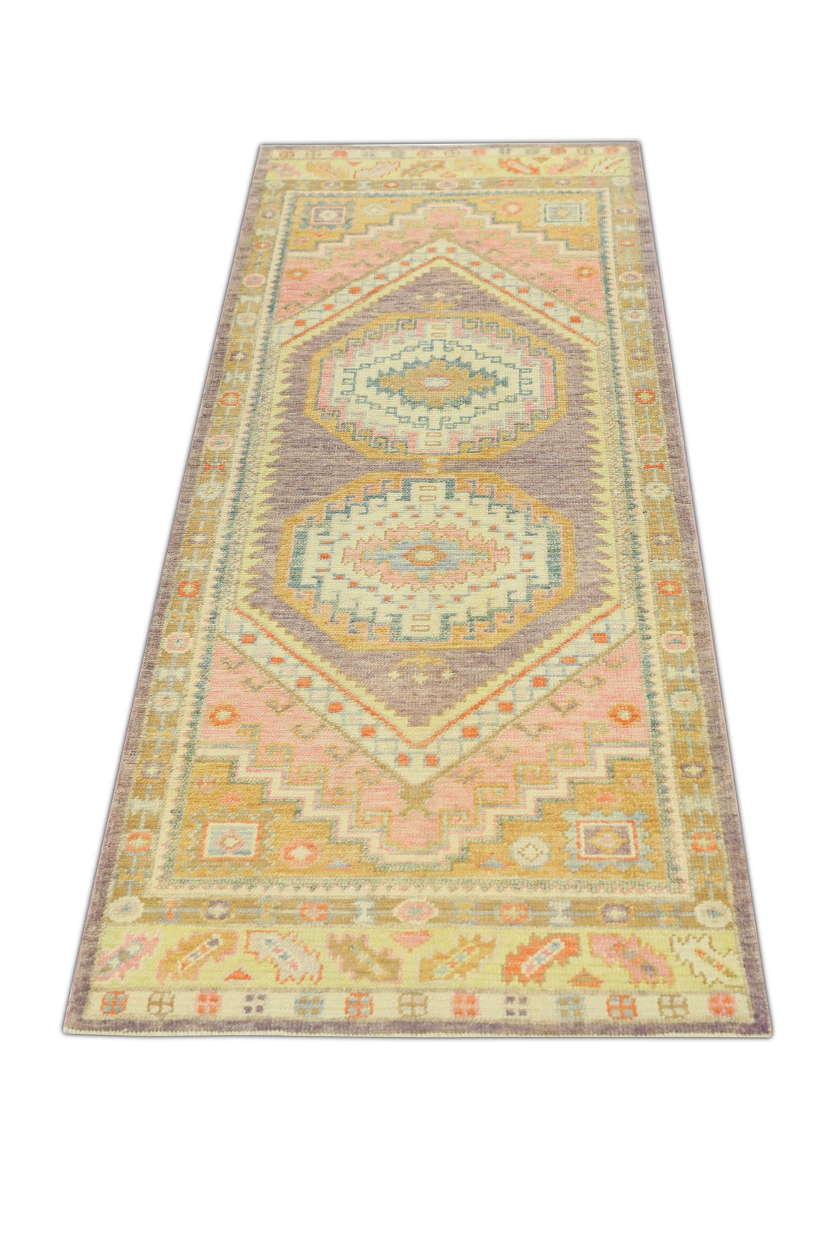 Turkish Oushak Rug 3' x 7'8" #909