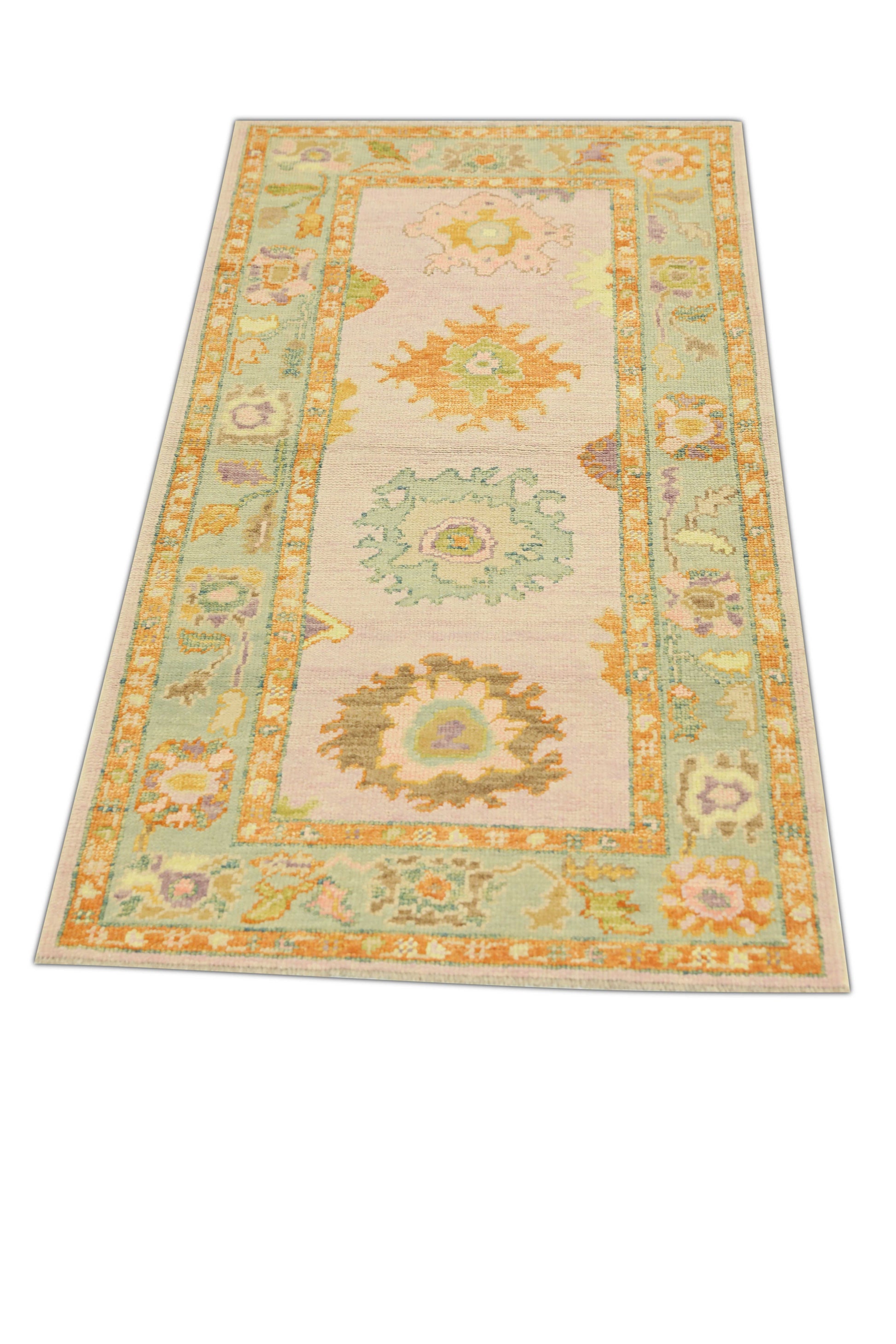 Turkish Oushak Rug 3' x 6'4" #688