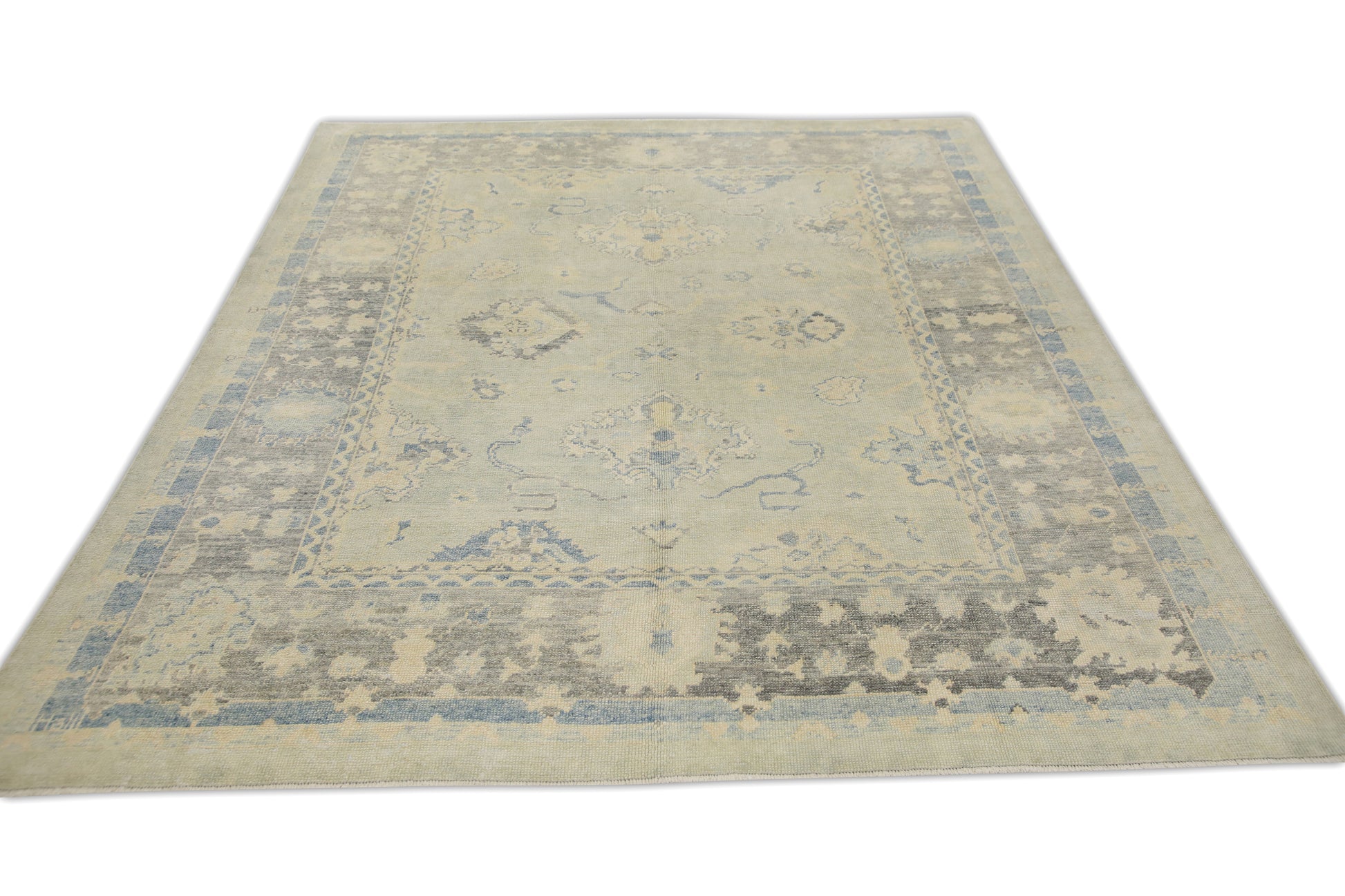 Turkish Oushak Rug 8'2" x 9'7" #1025