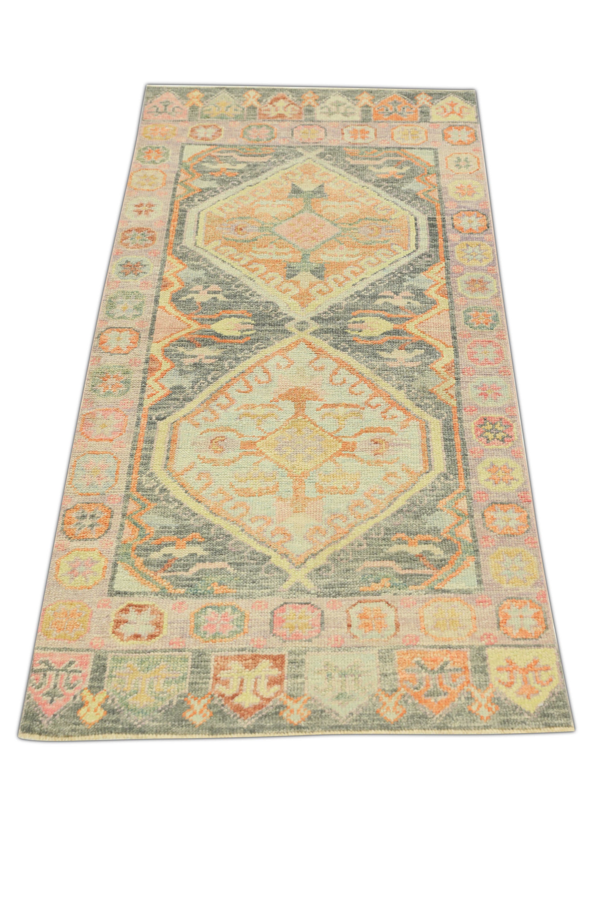Turkish Oushak Rug 2'11" x 6'4" #1155