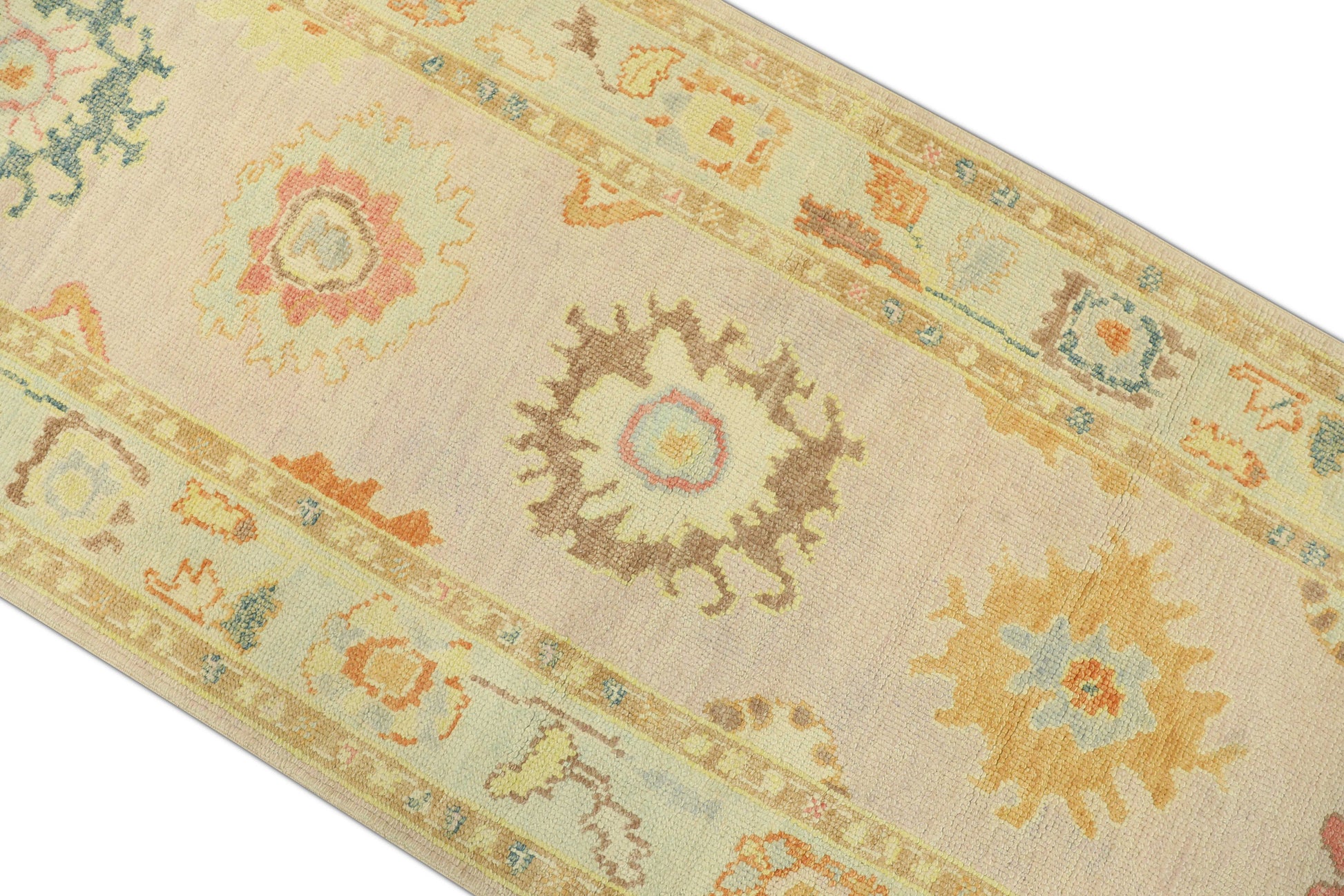 Turkish Oushak Rug 3'2" x 8'4" #1280