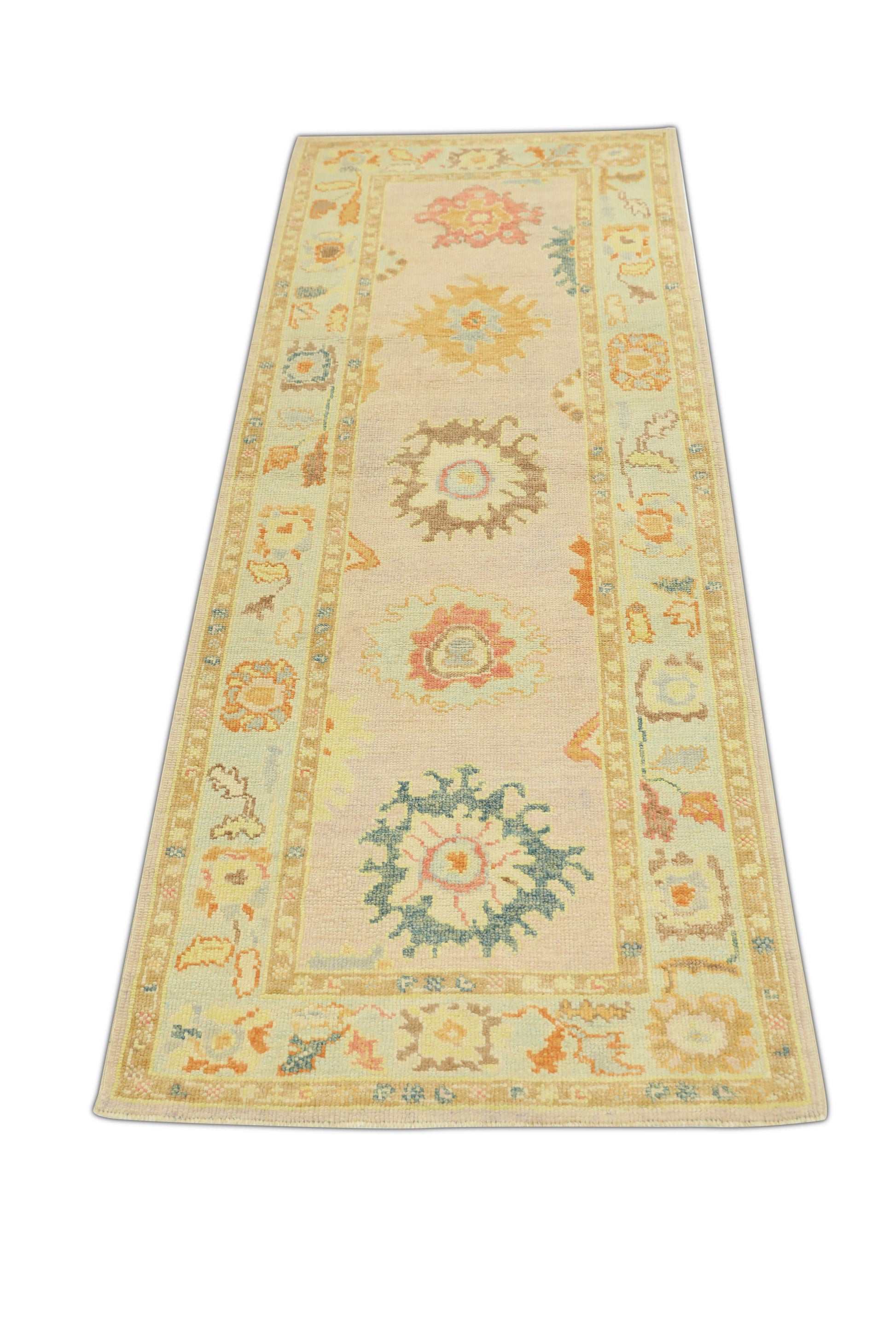 Turkish Oushak Rug 3'2" x 8'4" #1280