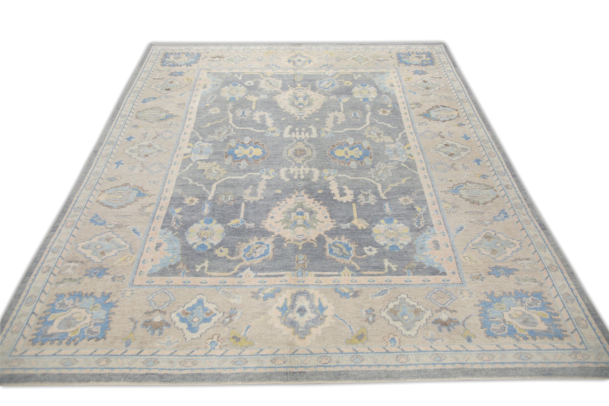 Turkish Oushak Rug 7'11" x 9'11" #2048