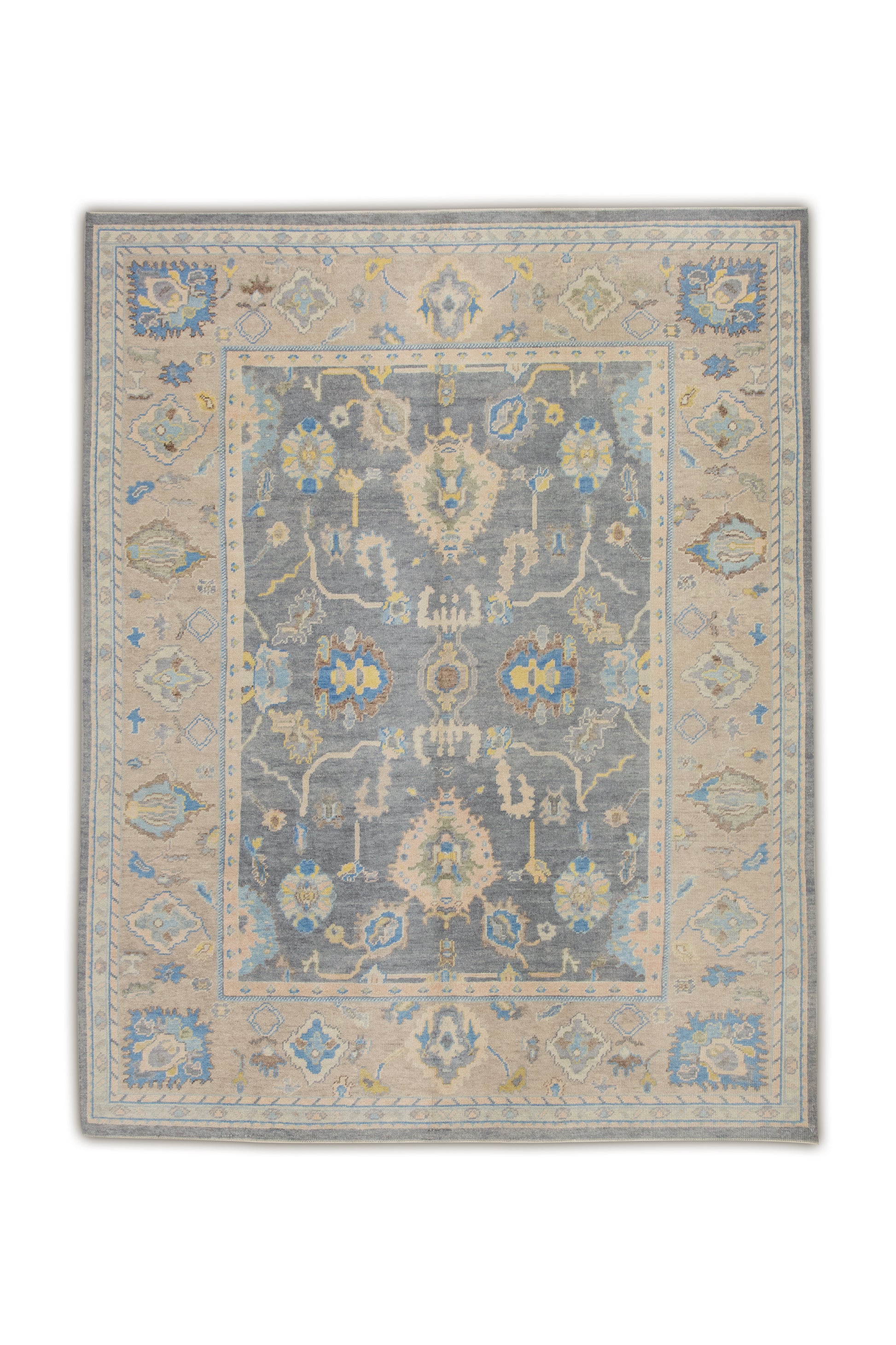 Turkish Oushak Rug 7'11" x 9'11" #2048