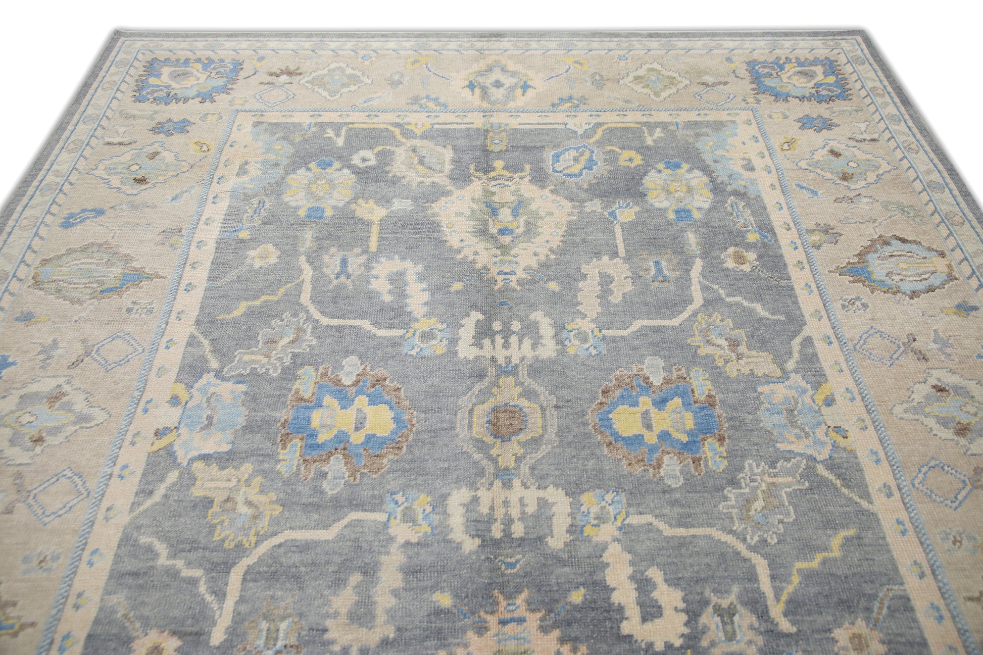 Turkish Oushak Rug 7'11" x 9'11" #2048