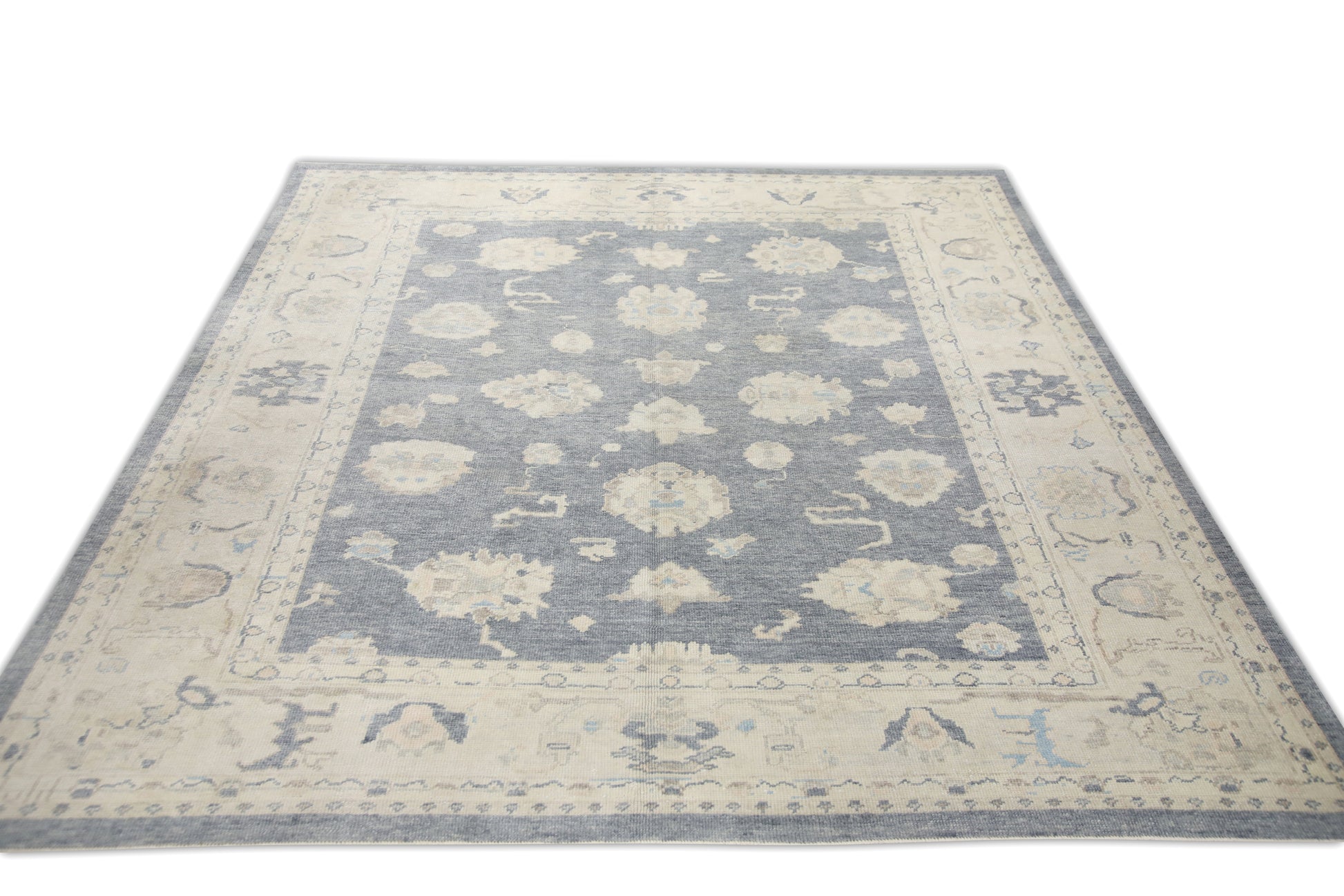 Turkish Oushak Rug 8'3" x 9'2" #1078
