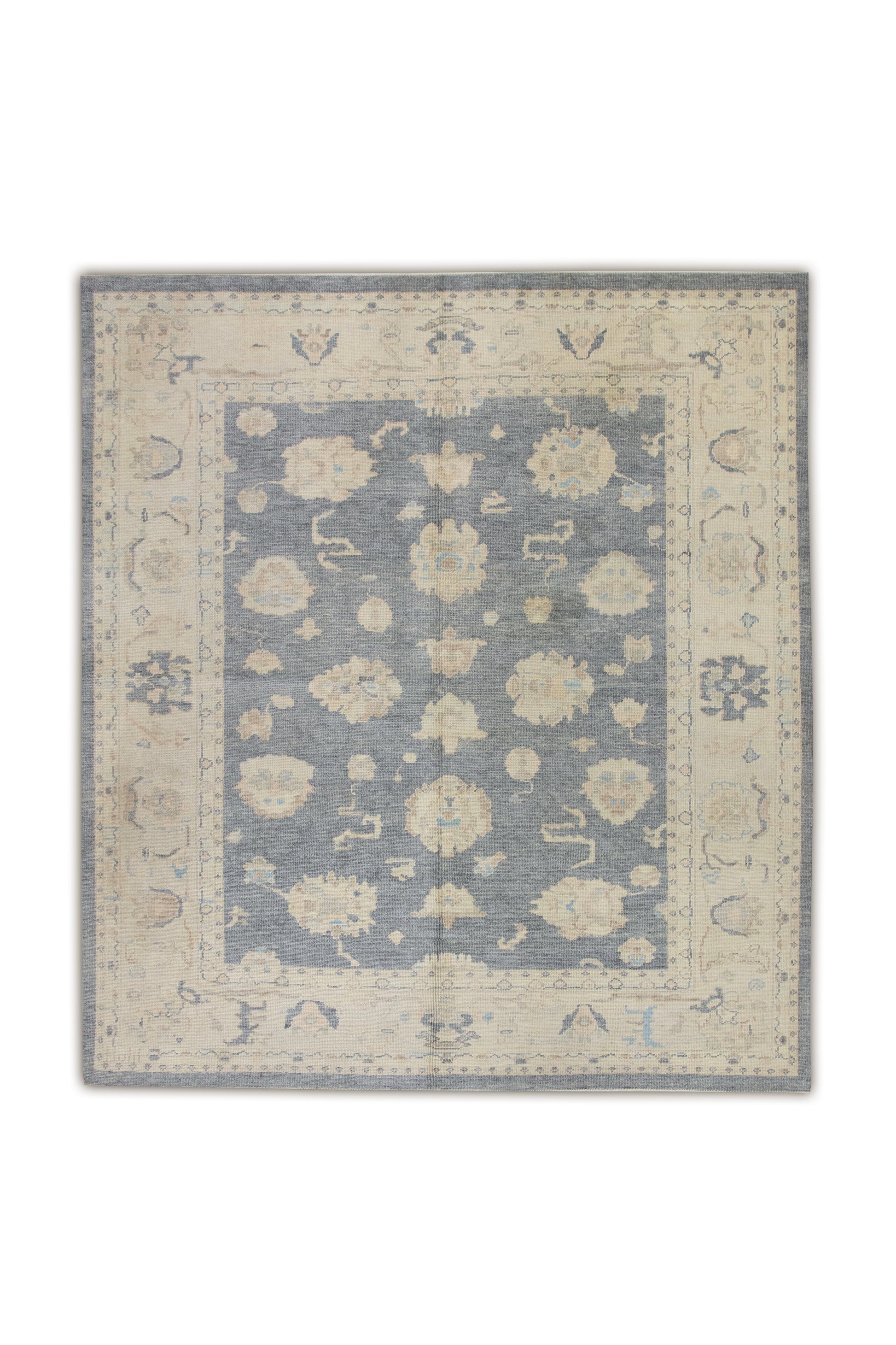 Turkish Oushak Rug 8'3" x 9'2" #1078
