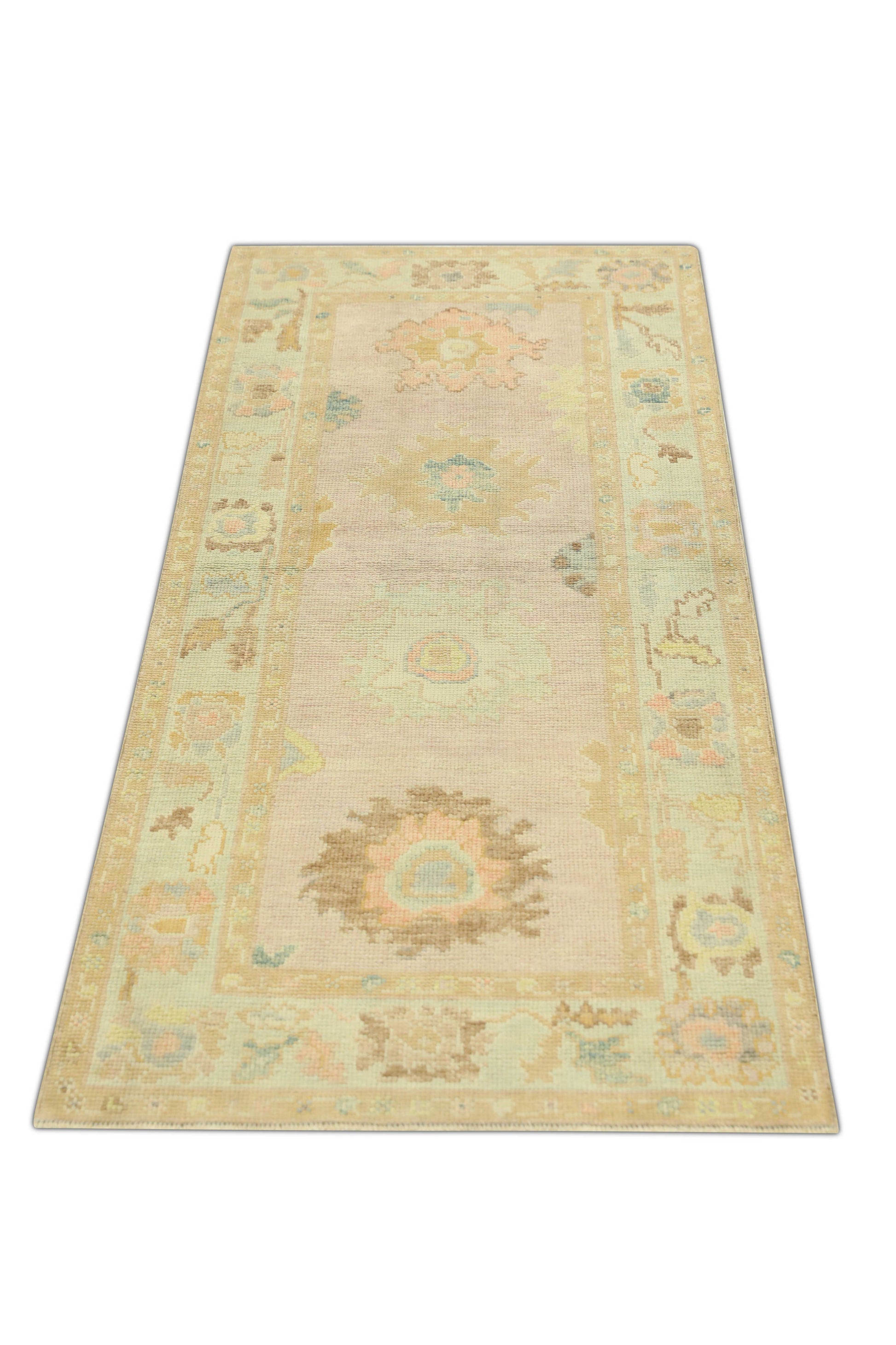 Turkish Oushak Rug 3' x 6'3" #992