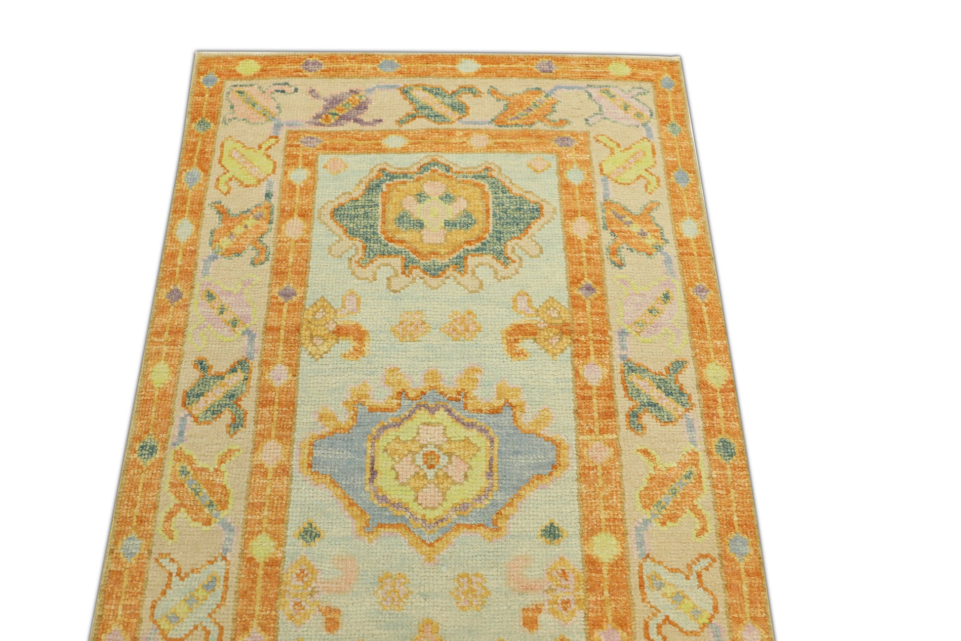 Turkish Oushak Rug 2'10" x 9'6" #1478