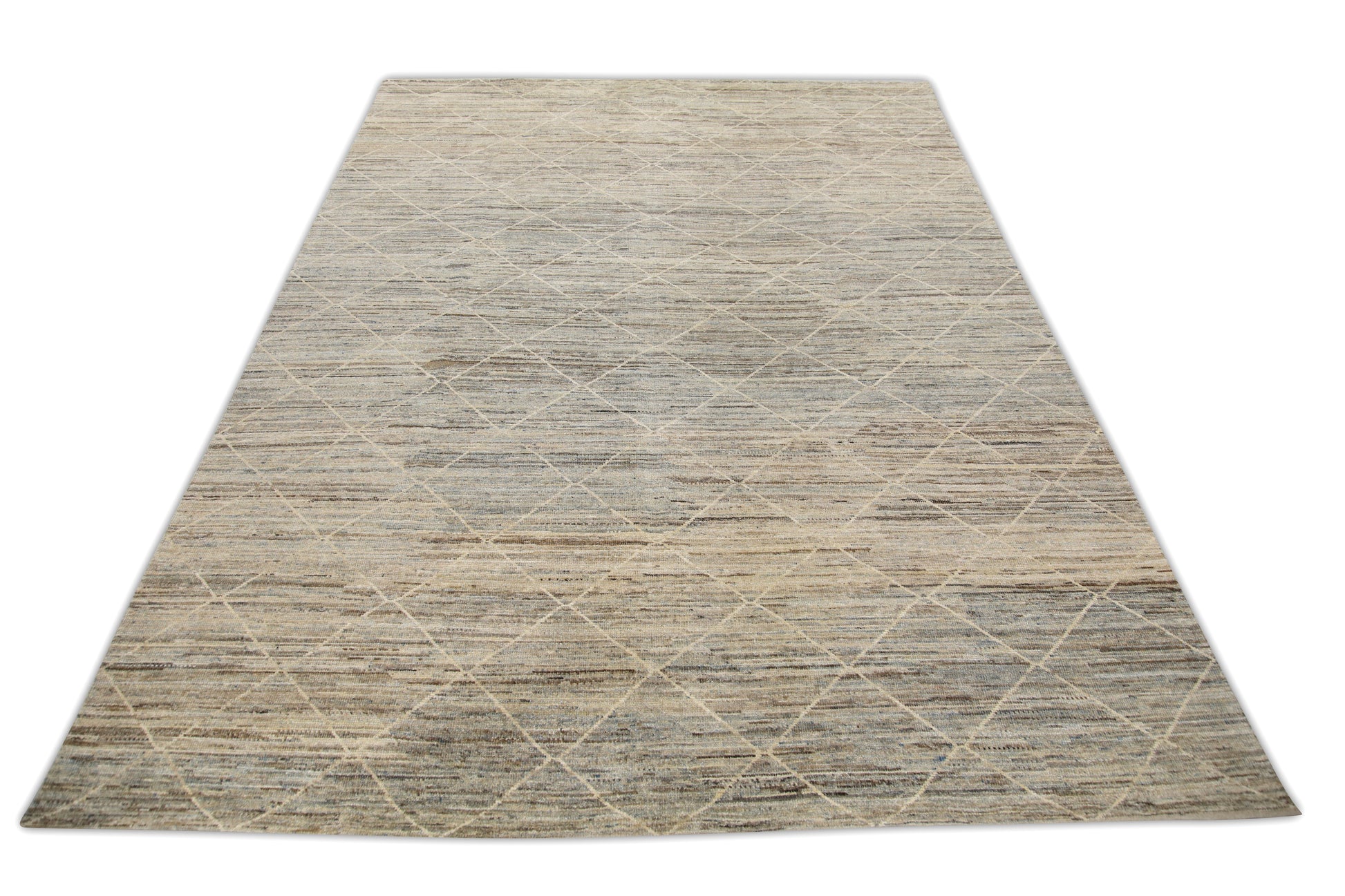 Turkish Tulu Rug Hand Knotted 9'1" x 12' #7056