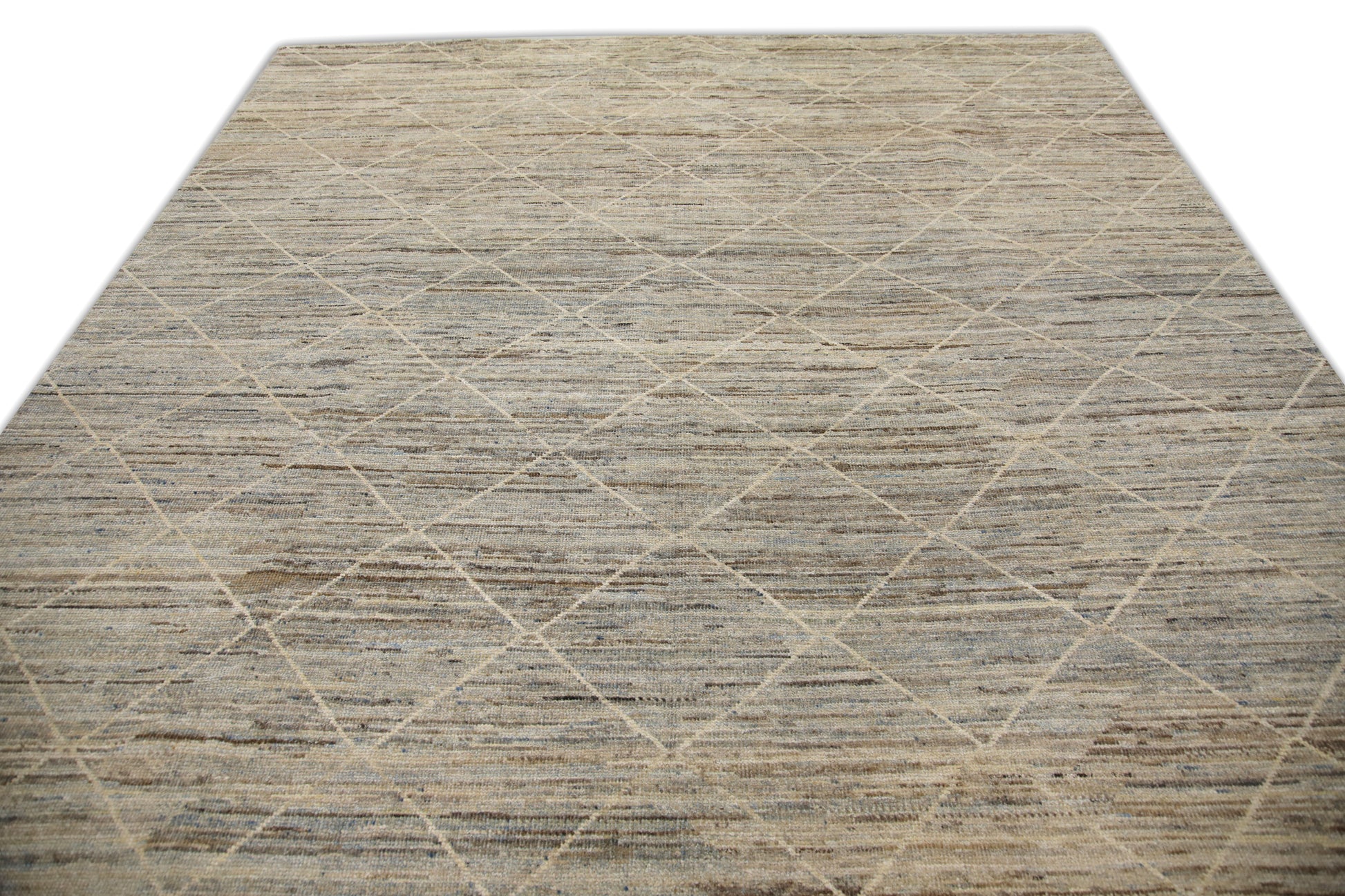 Turkish Tulu Rug Hand Knotted 9'1" x 12' #7056