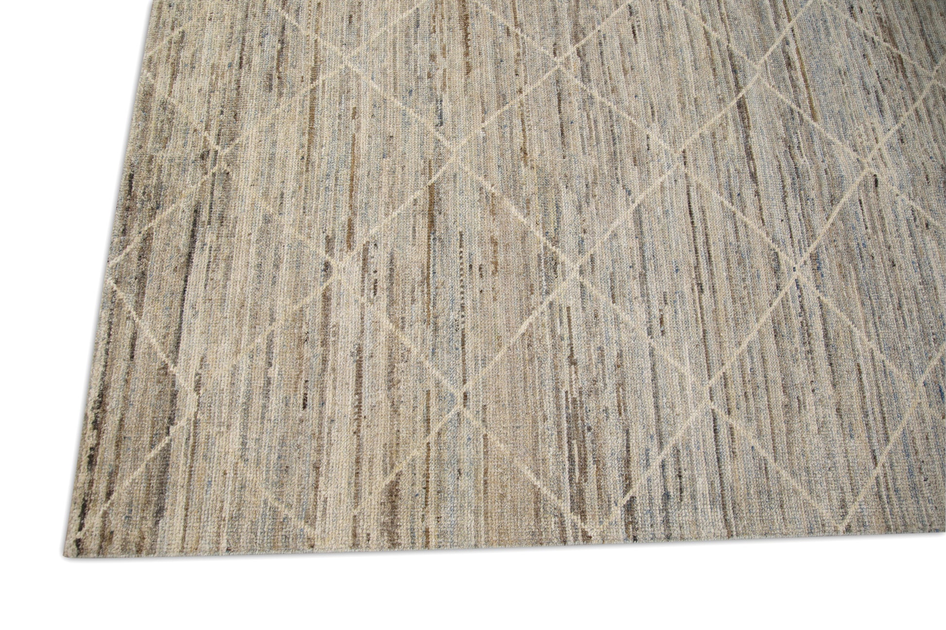 Turkish Tulu Rug Hand Knotted 9'1" x 12' #7056