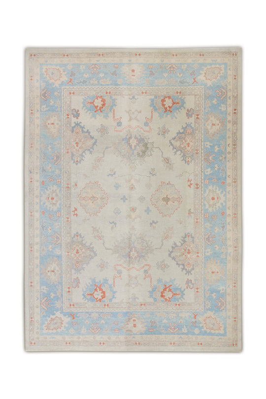 #2071 Turkish Oushak 8'9" x 12'4"