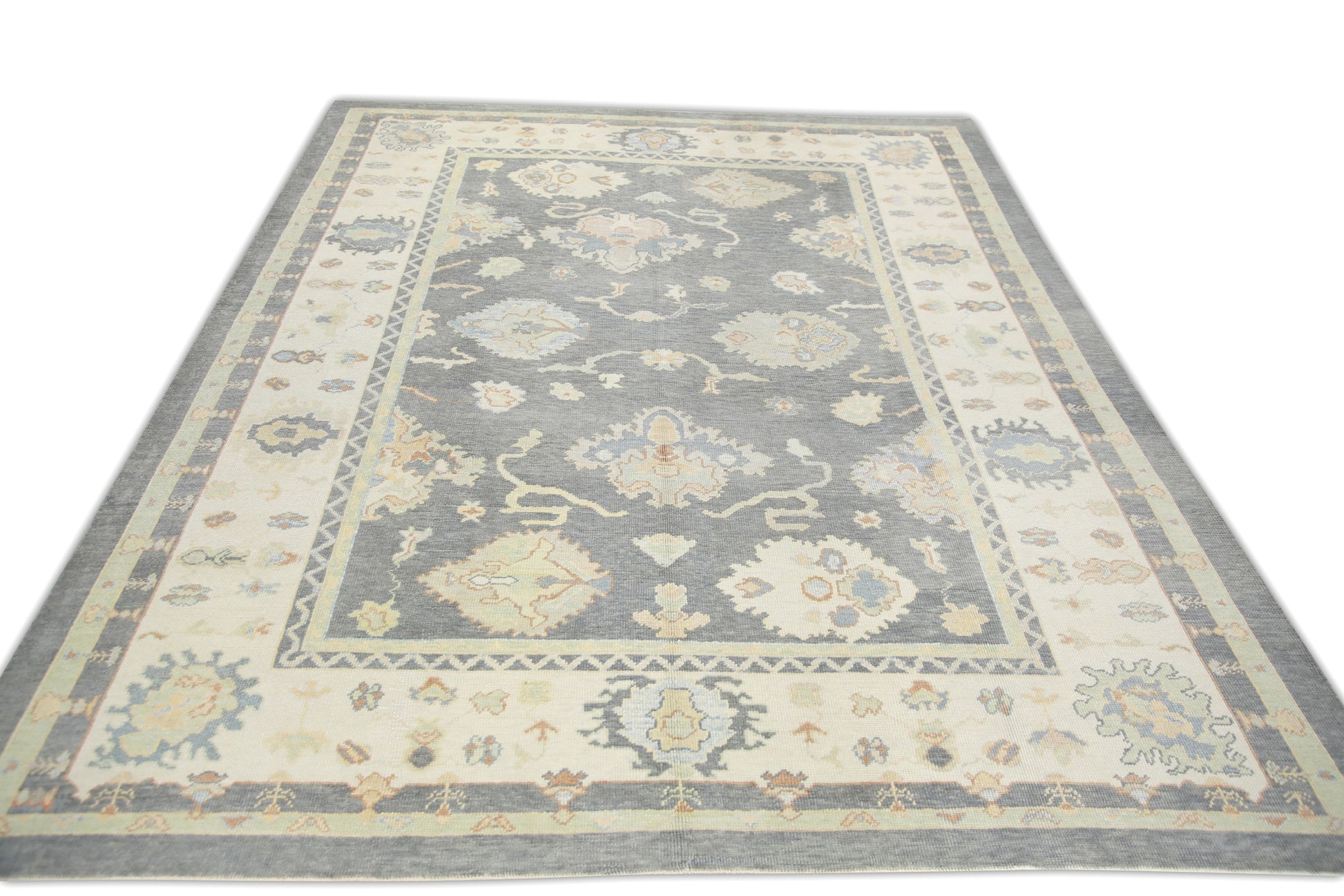 Turkish Oushak Rug 9'2" x 12'1" #7352