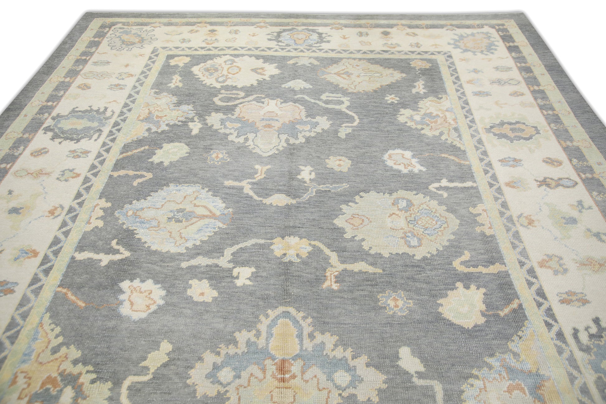 Turkish Oushak Rug 9'2" x 12'1" #7352