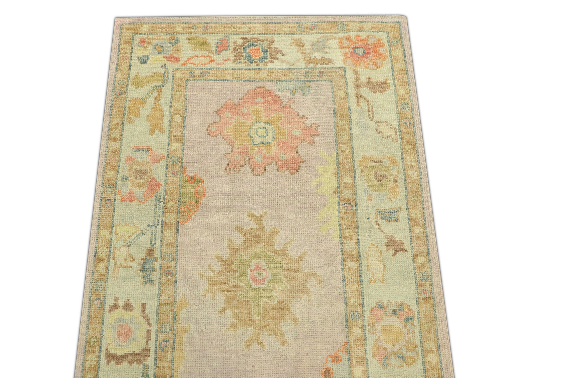 Turkish Oushak Rug 3' x 6'5" #1166