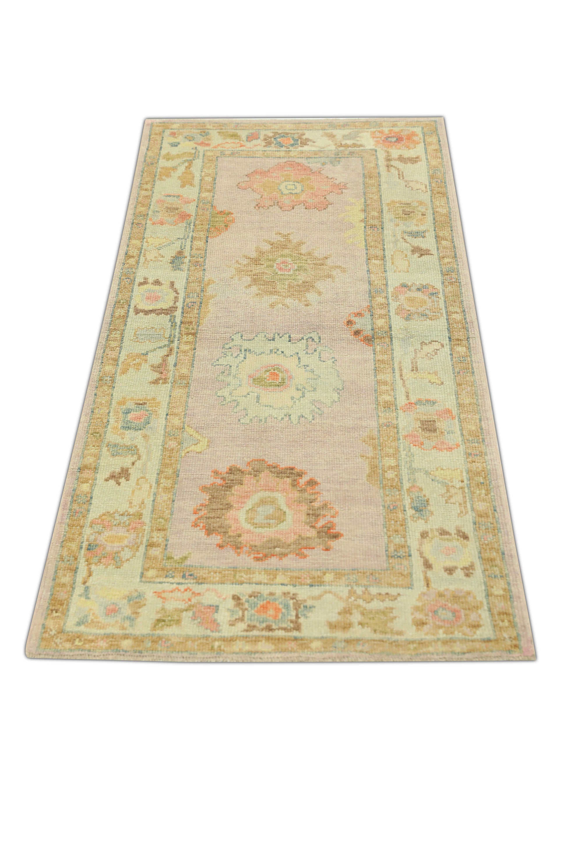 Turkish Oushak Rug 3' x 6'5" #1166