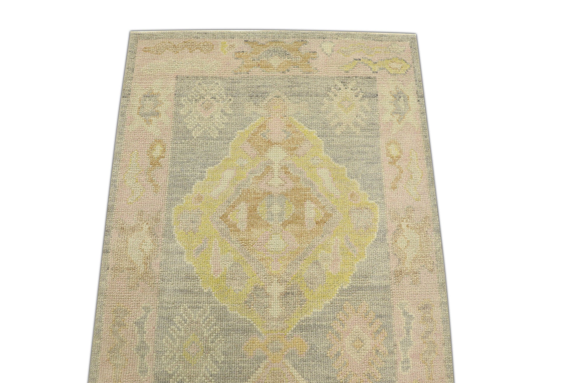 Turkish Oushak Rug 2'10" x 8'7" #1205