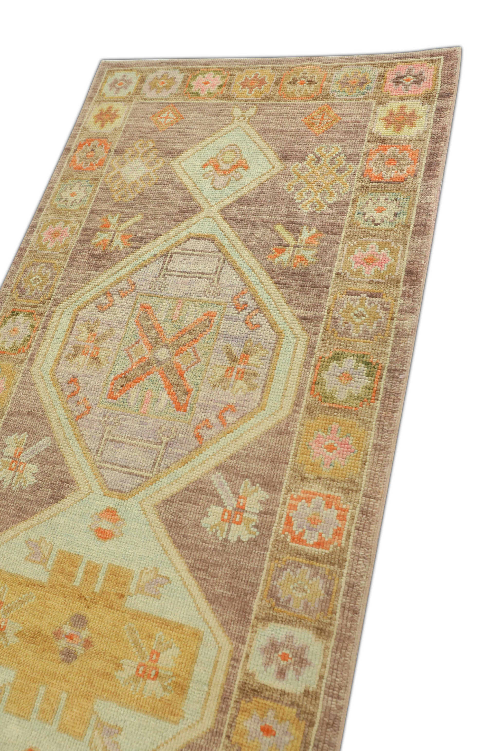 Turkish Oushak Rug 3'5" x 8'11" #756