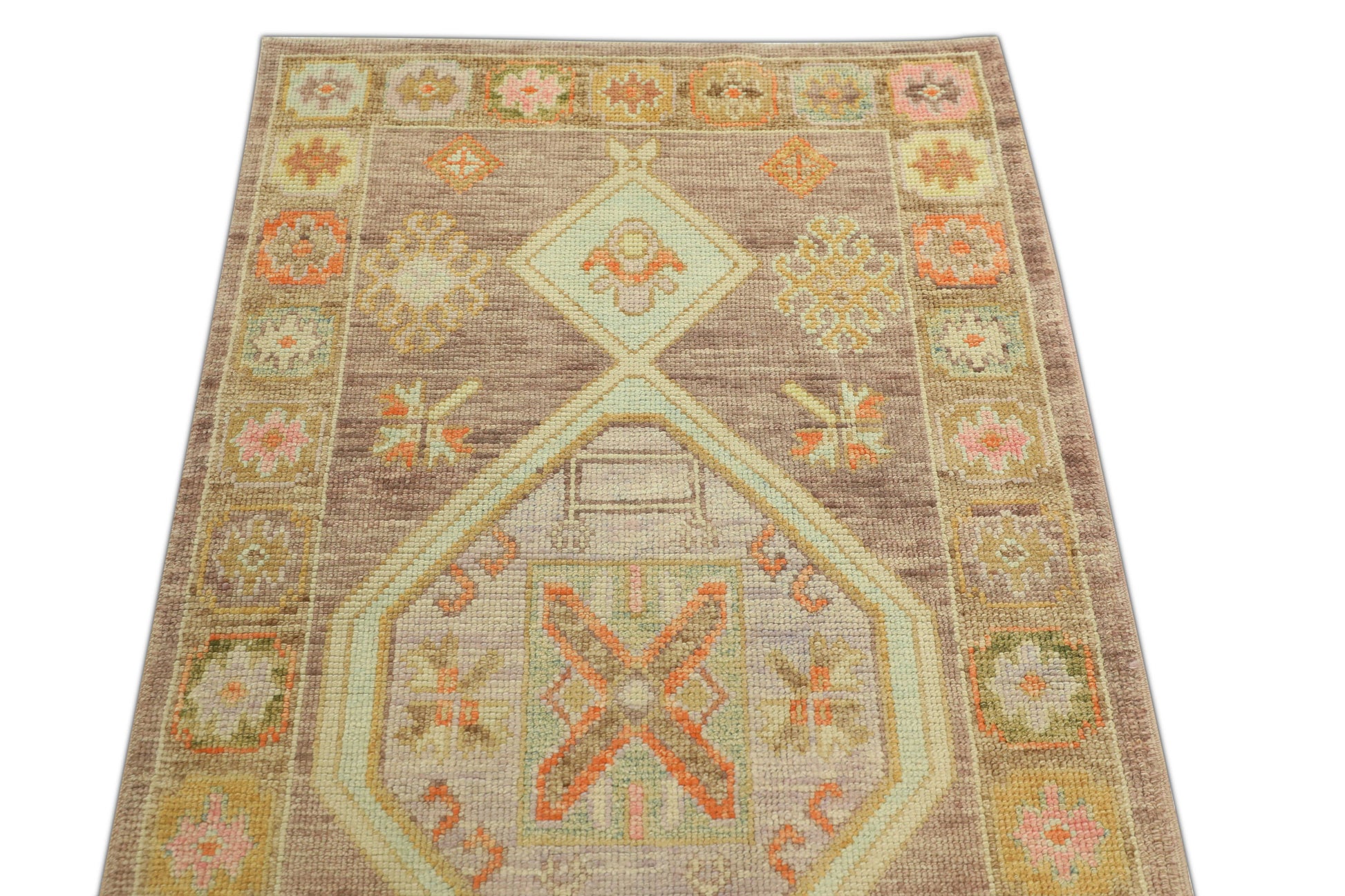 Turkish Oushak Rug 3'5" x 8'11" #756
