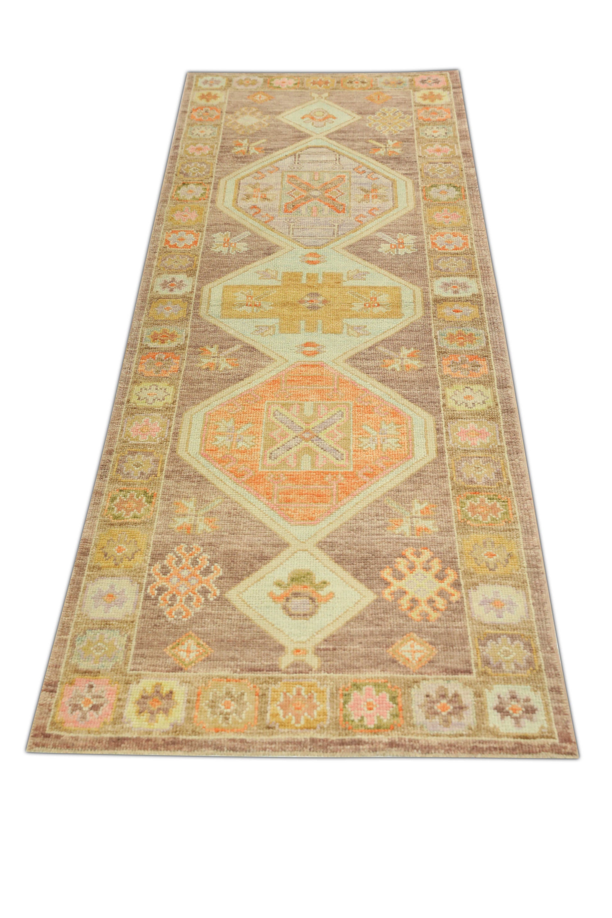 Turkish Oushak Rug 3'5" x 8'11" #756