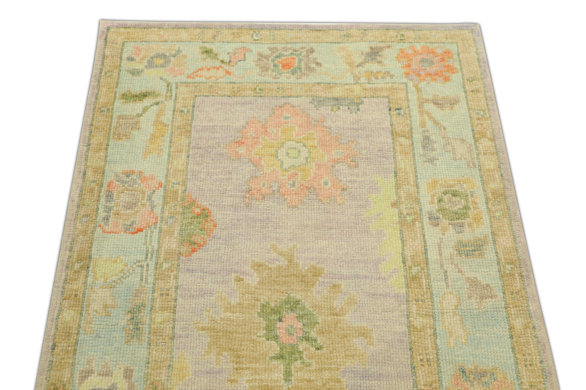 Turkish Oushak Rug 3'2" x 6'10" #654