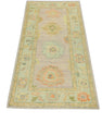 Turkish Oushak Rug 3'2" x 6'10" #654