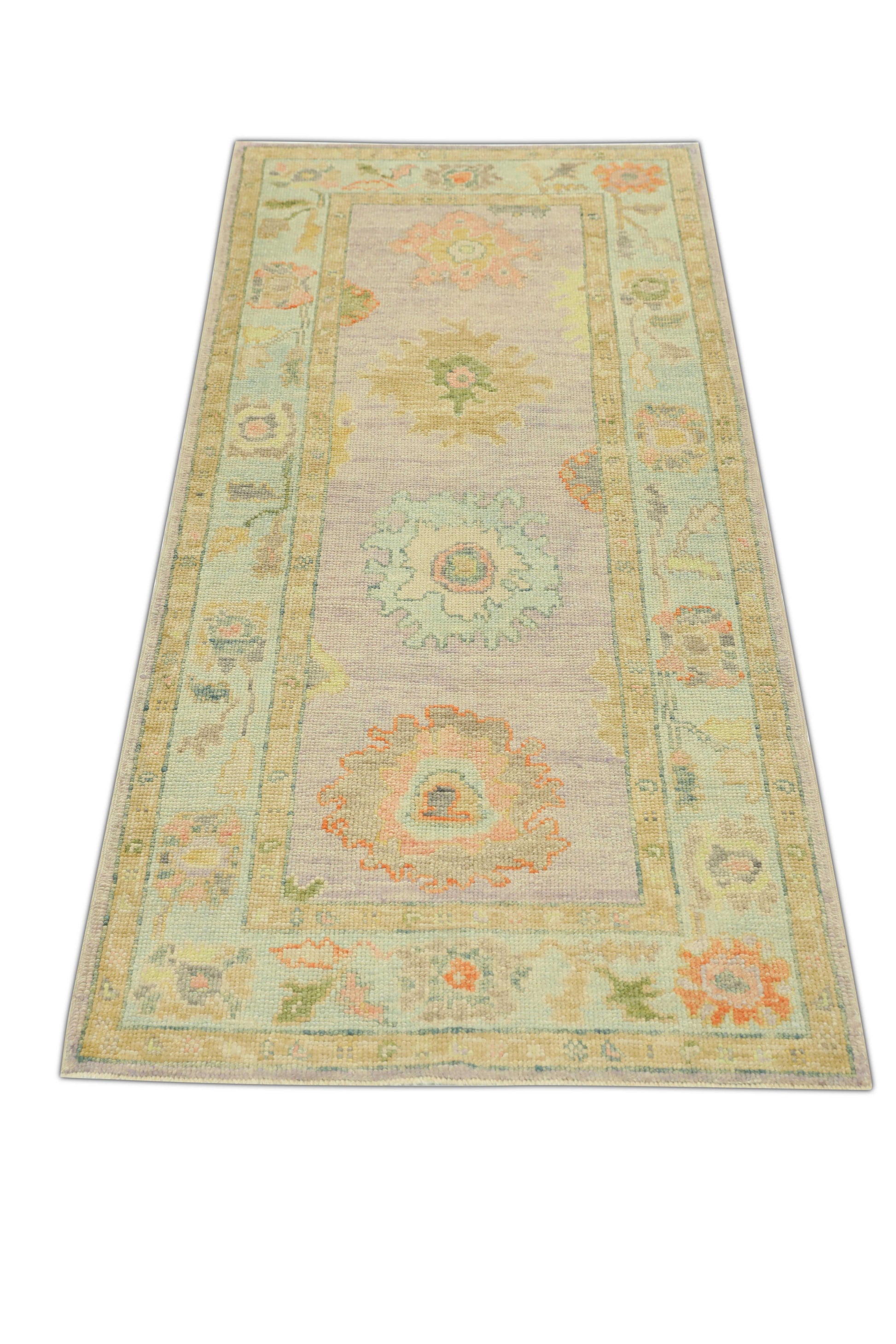 Turkish Oushak Rug 3'2" x 6'10" #654