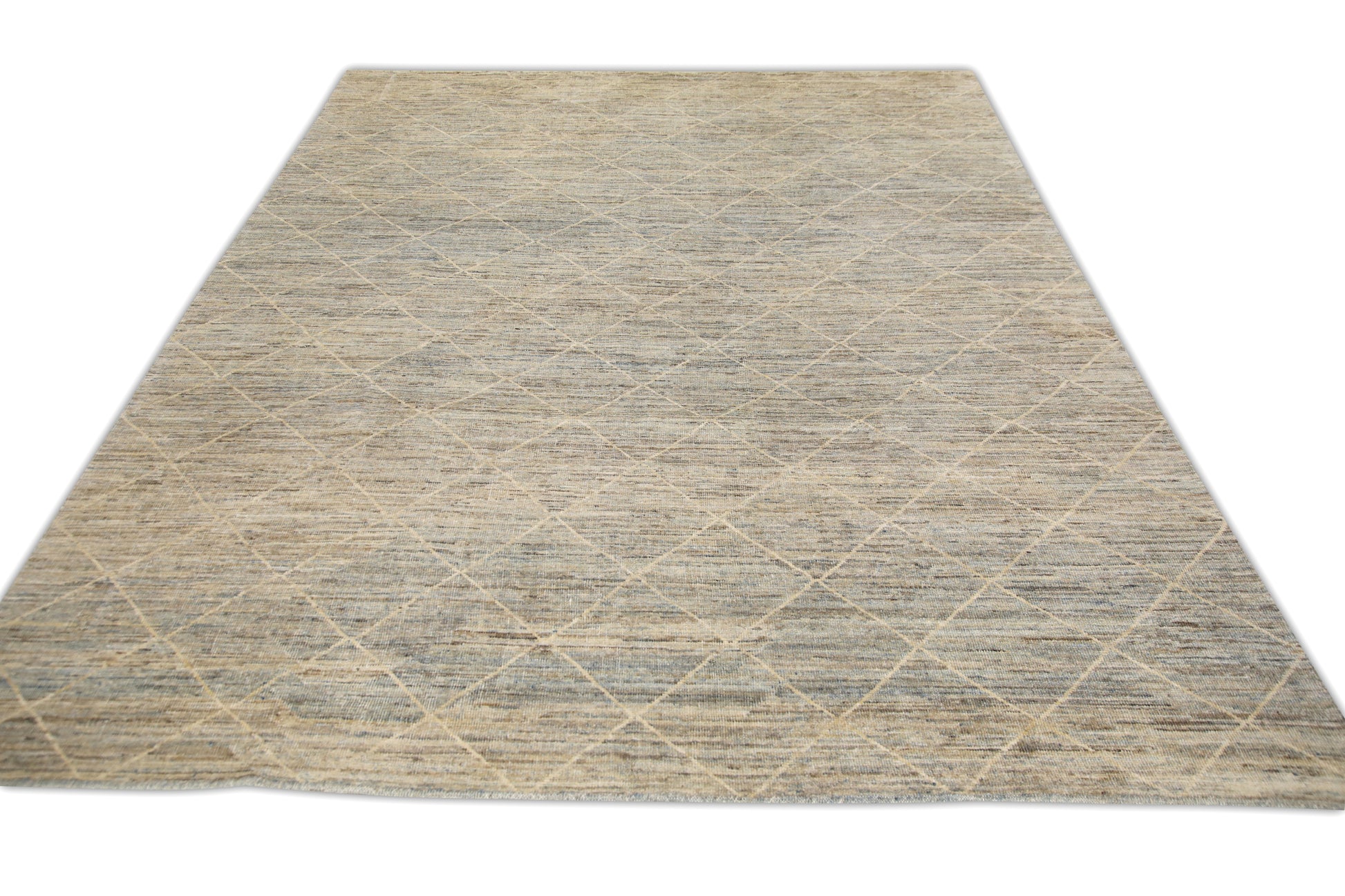 Turkish Tulu Rug Hand Knotted  9'4" x 11'11" #7057