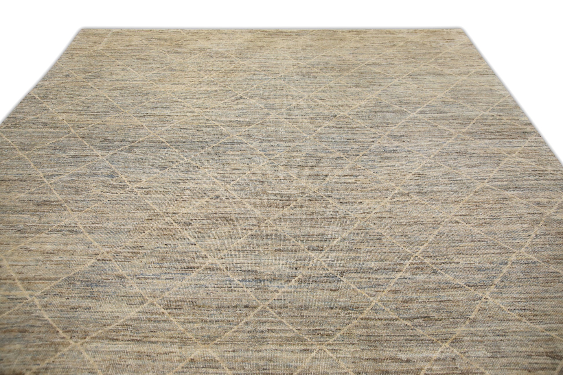Turkish Tulu Rug Hand Knotted  9'4" x 11'11" #7057