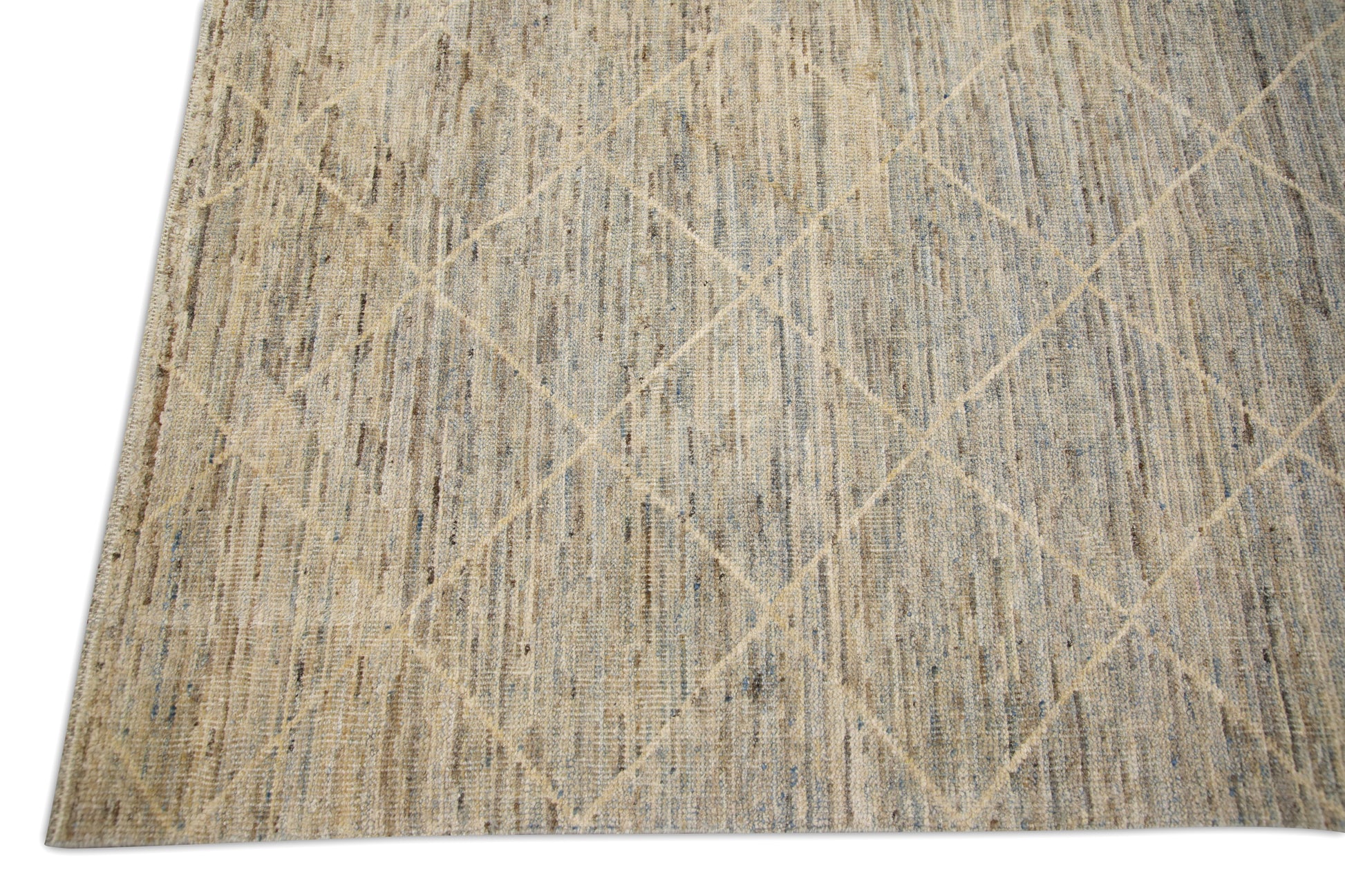 Turkish Tulu Rug Hand Knotted  9'4" x 11'11" #7057