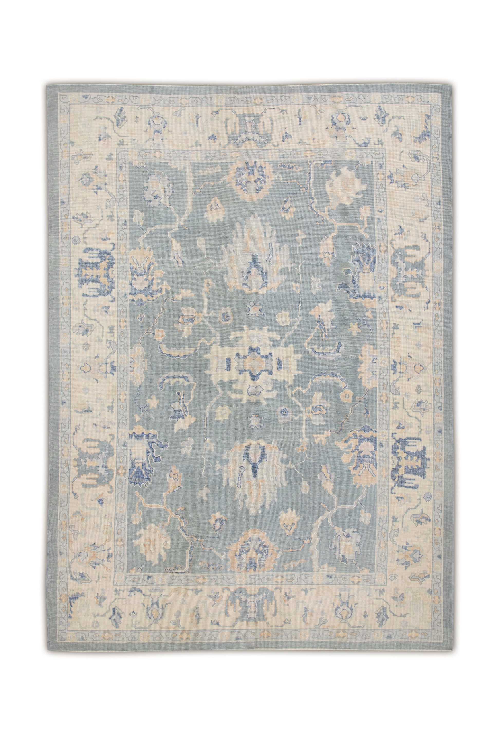 Turkish Oushak Rug 8'11" x 12' #7126