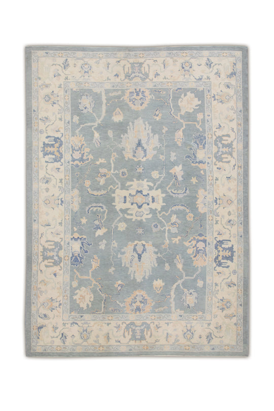 #7126 Turkish Oushak 8'11" x 12'