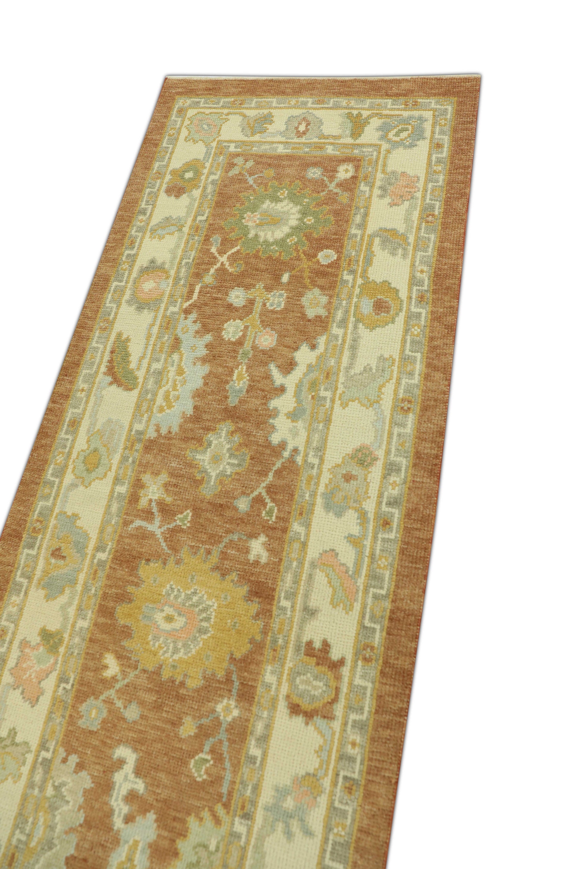 Turkish Oushak Rug 2'7" x 8'3" #706