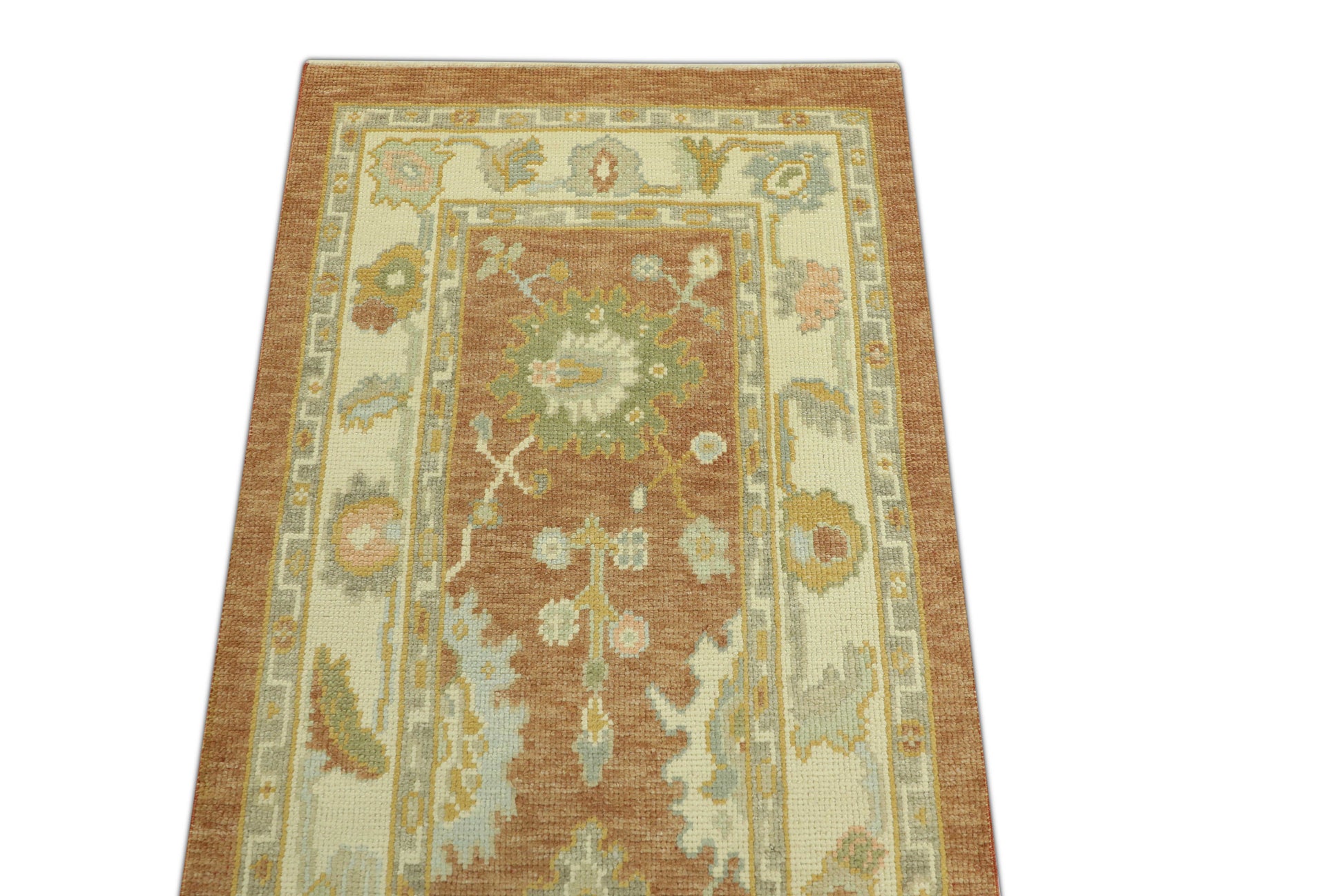 Turkish Oushak Rug 2'7" x 8'3" #706