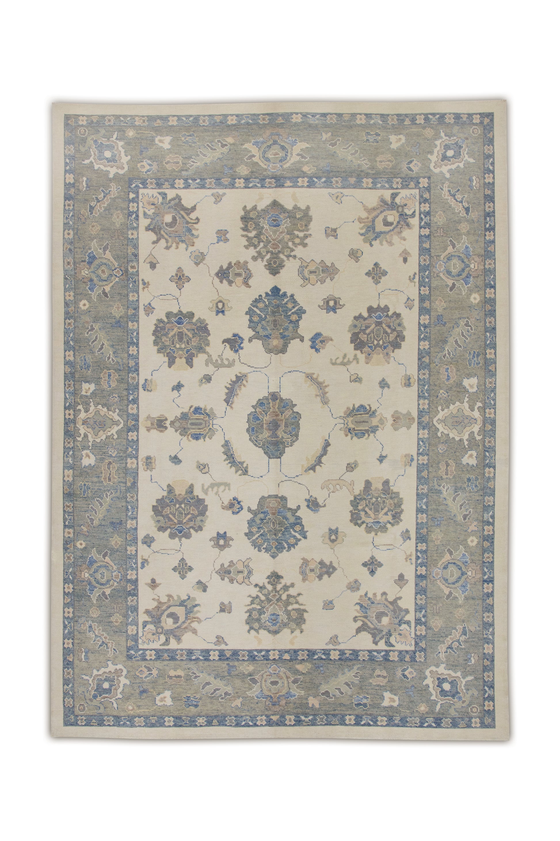 Turkish Oushak Rug 8'11" x 12'3" #7125