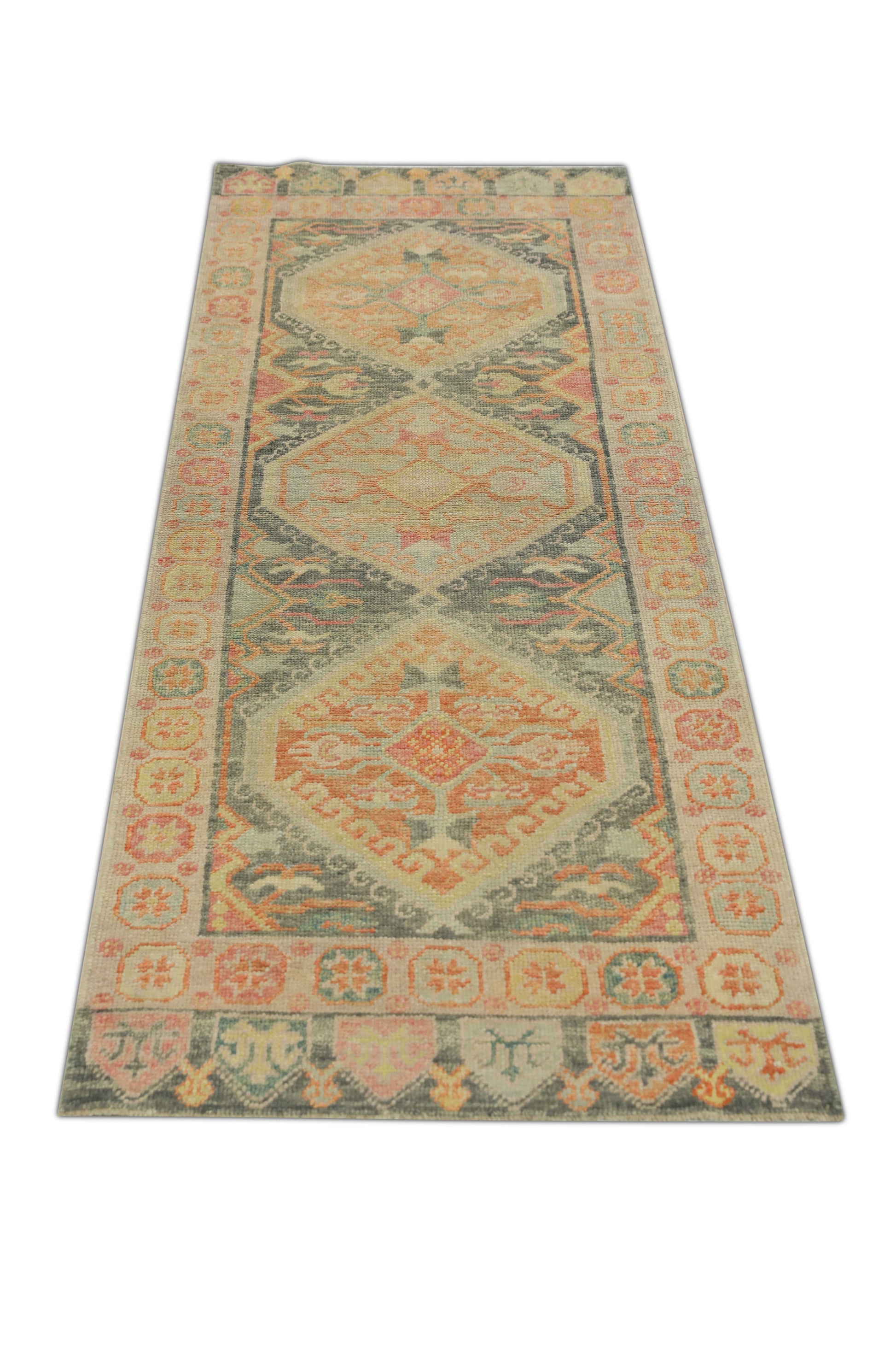 Turkish Oushak Rug 2'11" x 7'11" #1239