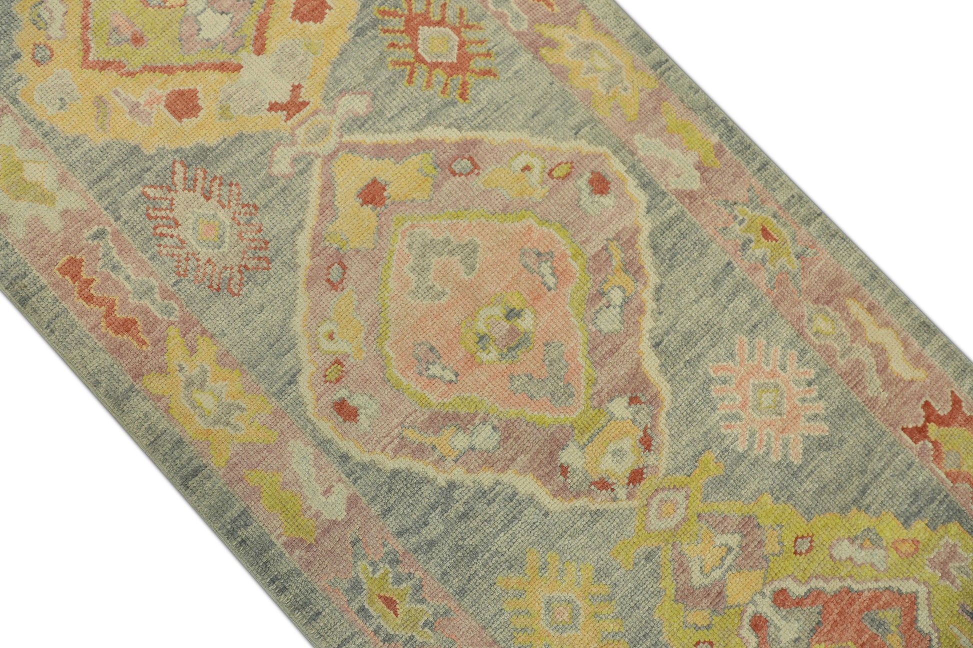 Turkish Oushak Rug 3'1" x 8'4" #1217