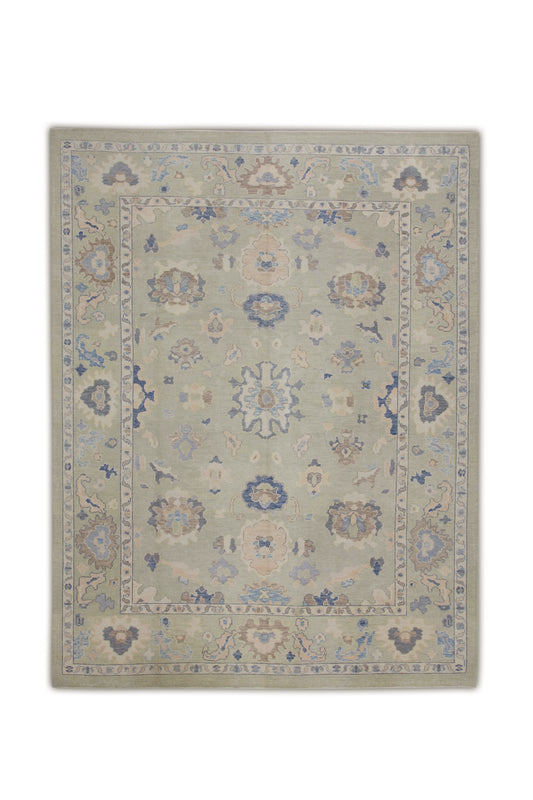Turkish Oushak Rug 9'1" x 11'10" #7252