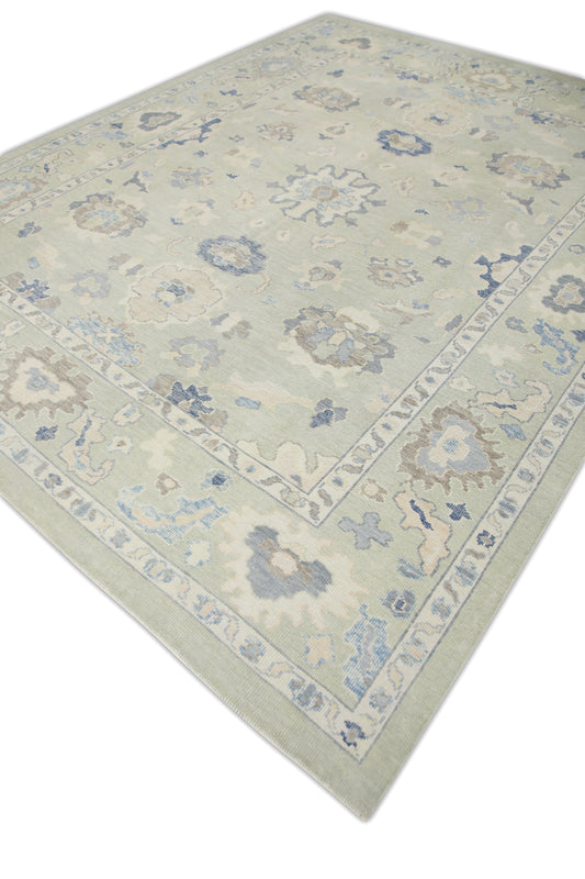 Turkish Oushak Rug 9'1" x 11'10" #7252